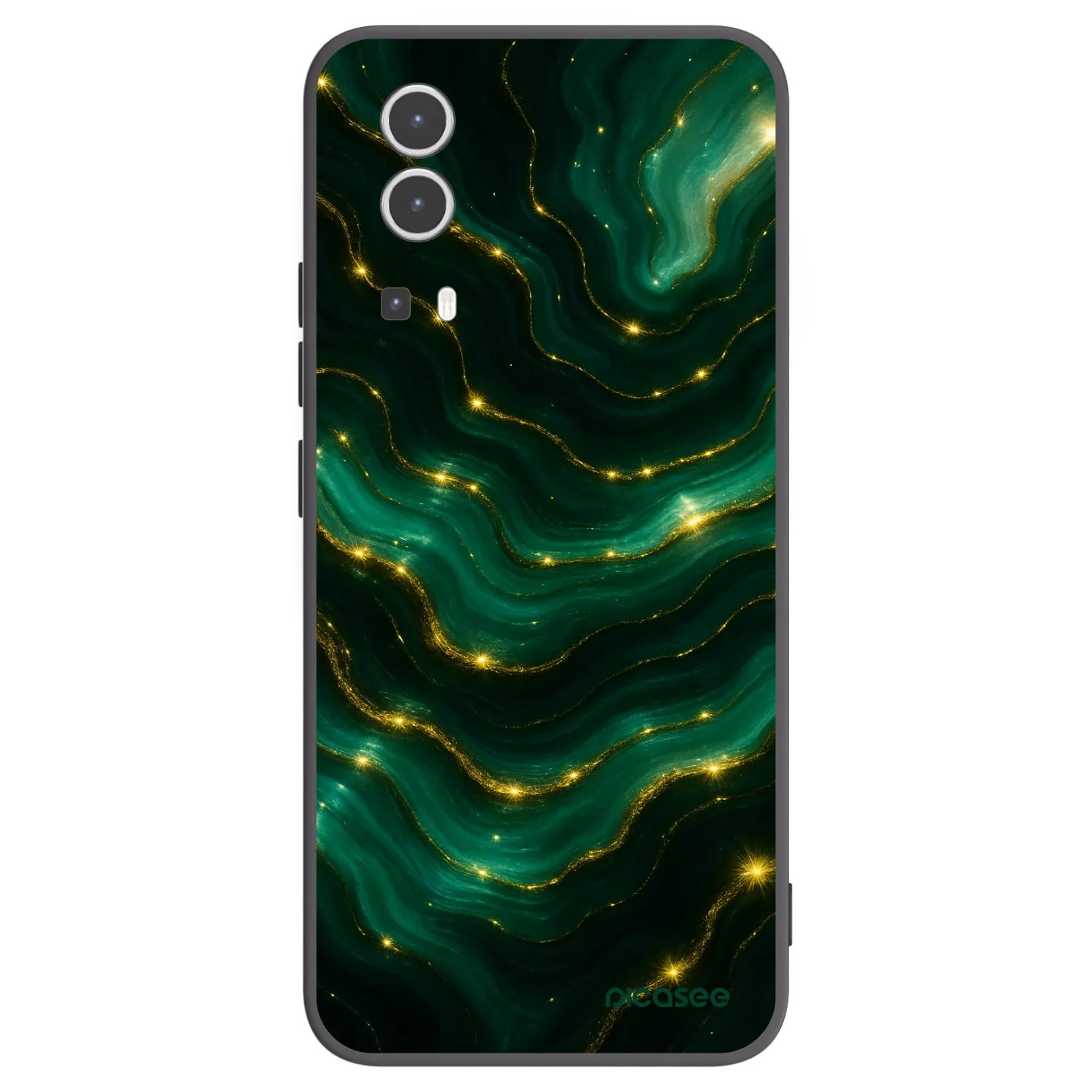 Picasee silikonový černý obal pro Vivo Y72 5G - Emerald
