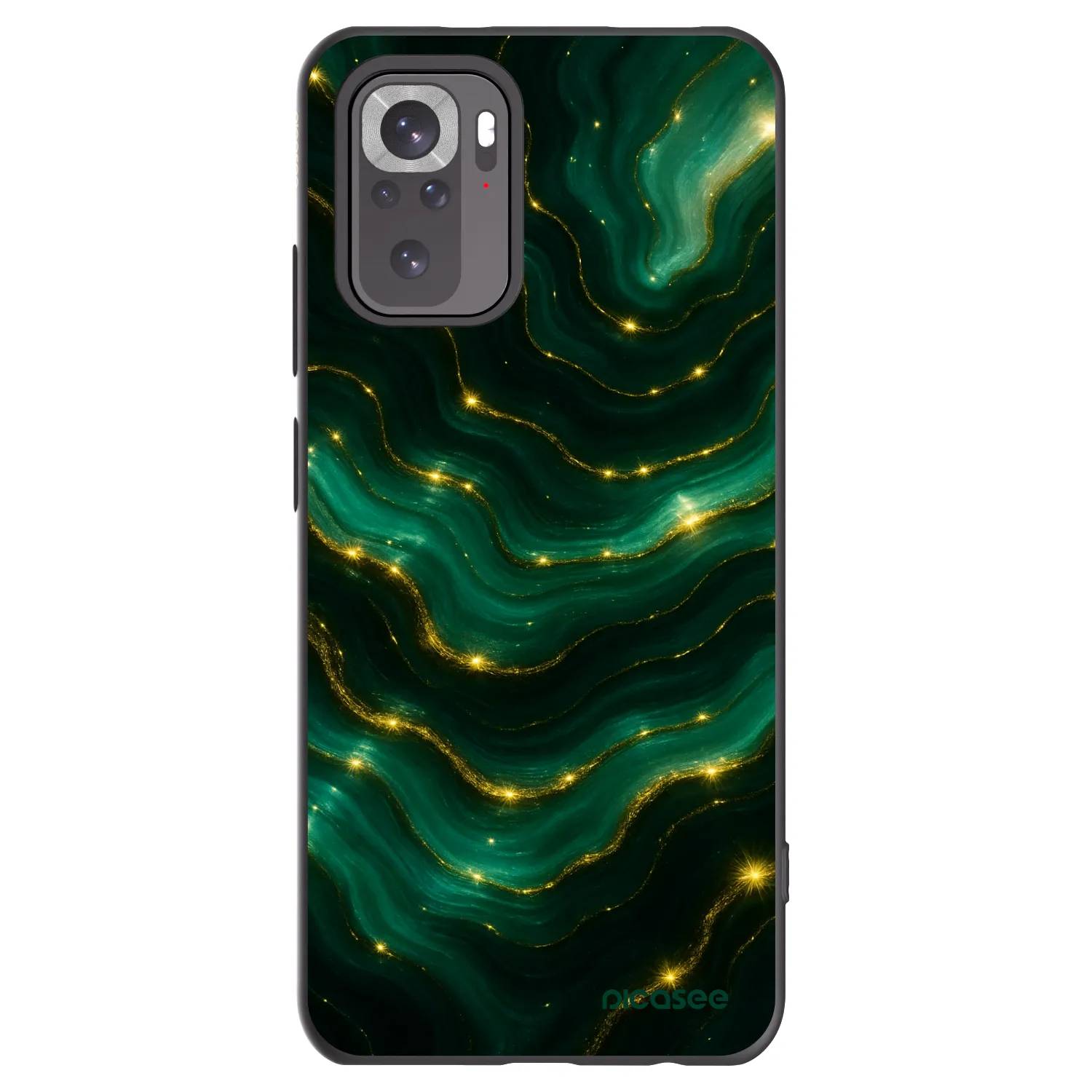 Picasee silikonový černý obal pro Xiaomi Redmi Note 11S 4G - Emerald
