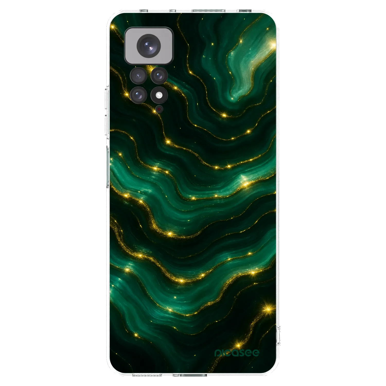 Picasee silikonový průhledný obal pro Xiaomi Redmi Note 11S 4G - Emerald