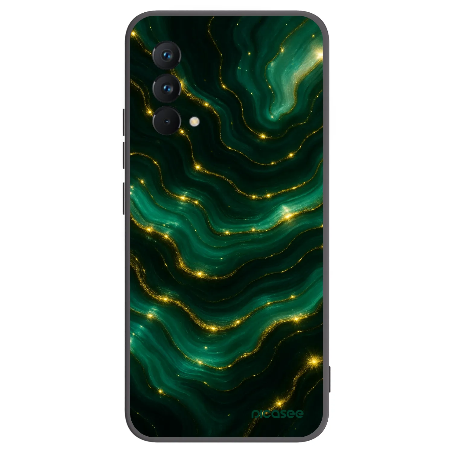 Picasee silikonový černý obal pro Realme GT Master Edition 5G - Emerald