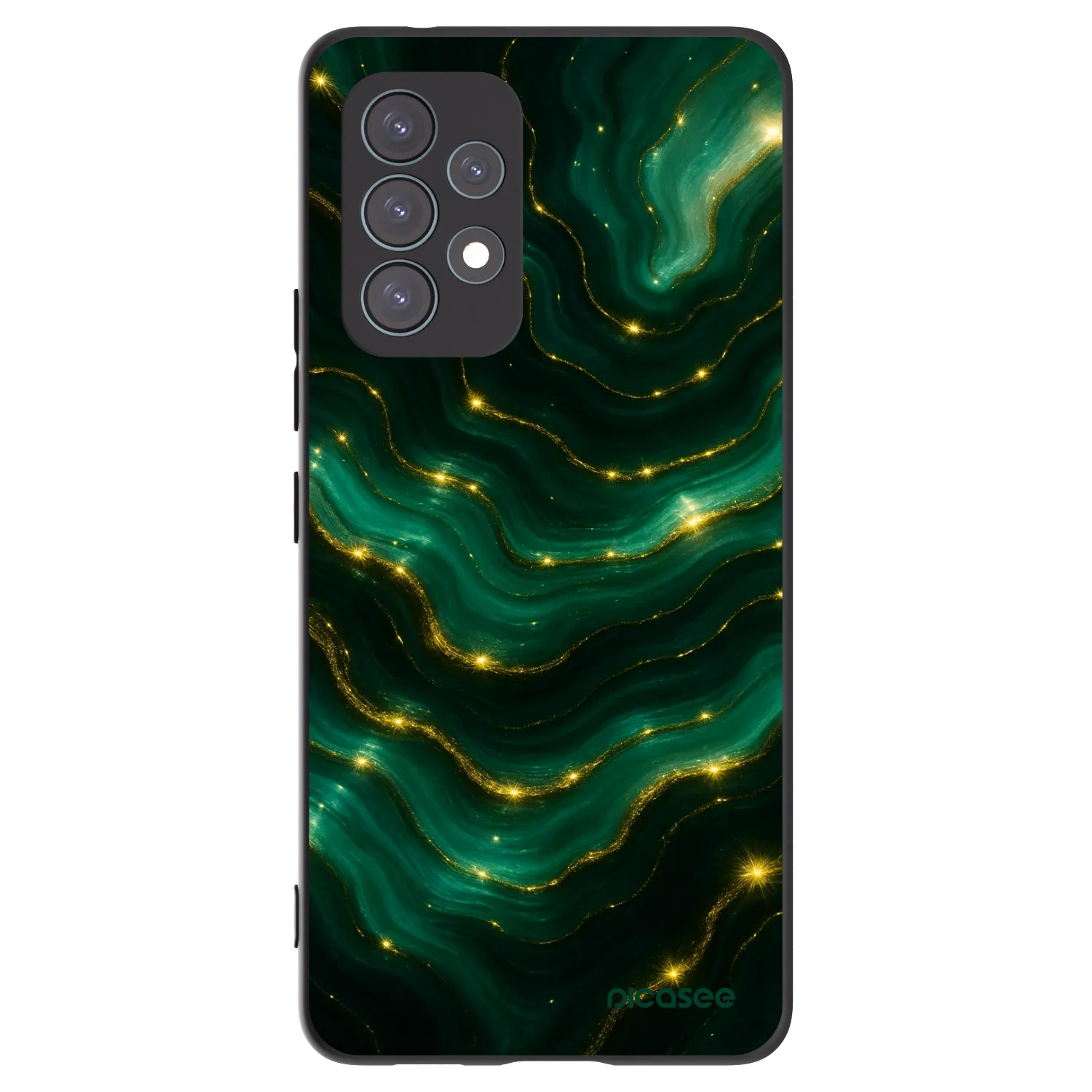 Picasee silikonový černý obal pro Samsung Galaxy A53 5G A536 - Emerald