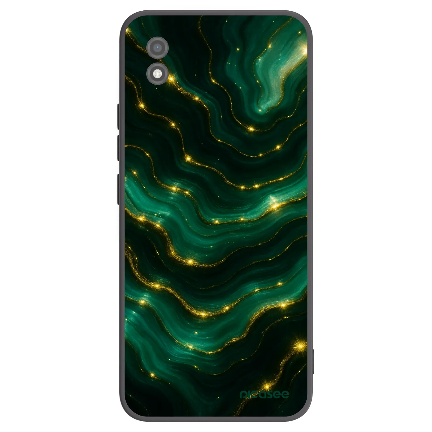 Picasee silikonový černý obal pro Realme C11 (2021) - Emerald