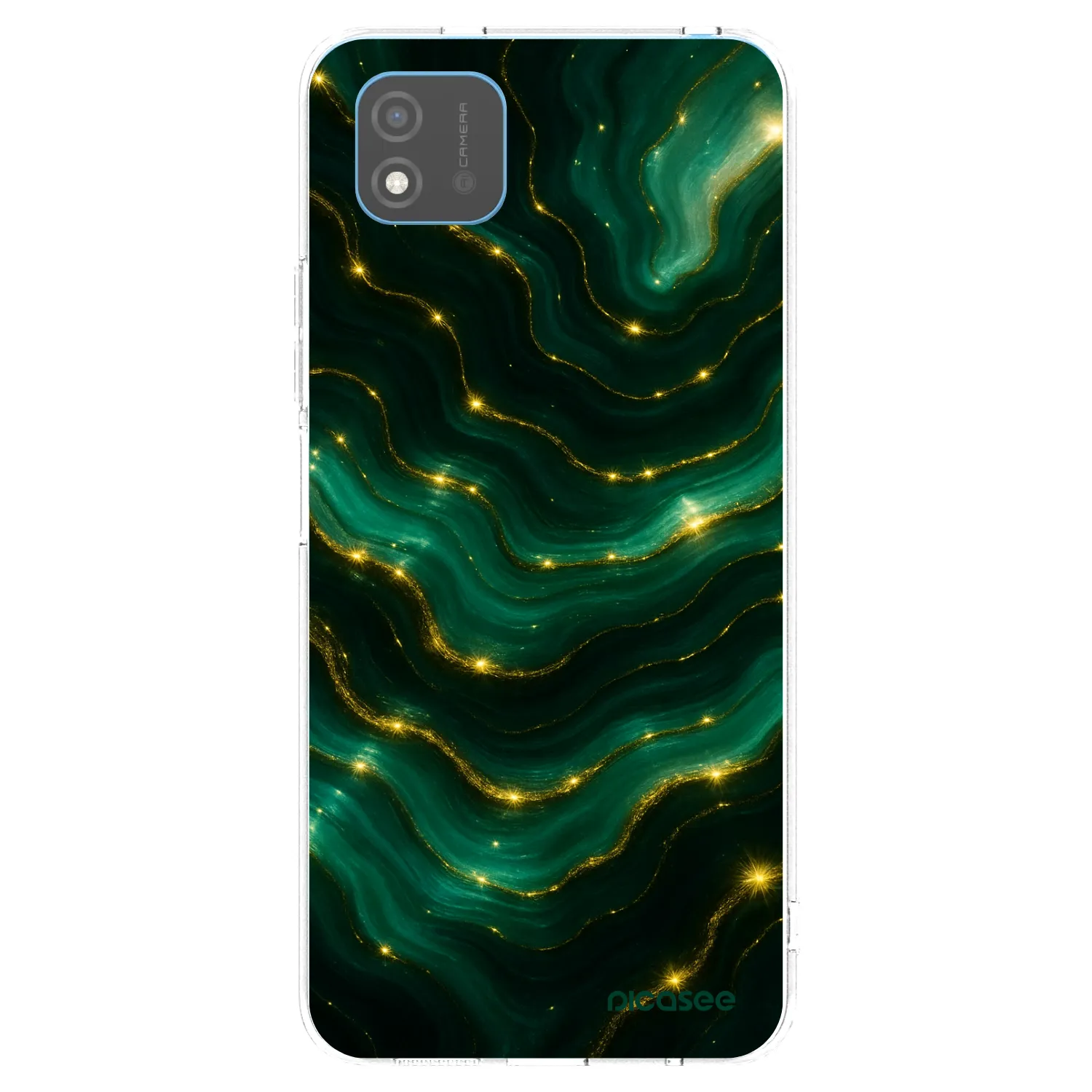 Picasee silikonový průhledný obal pro Realme C11 (2021) - Emerald