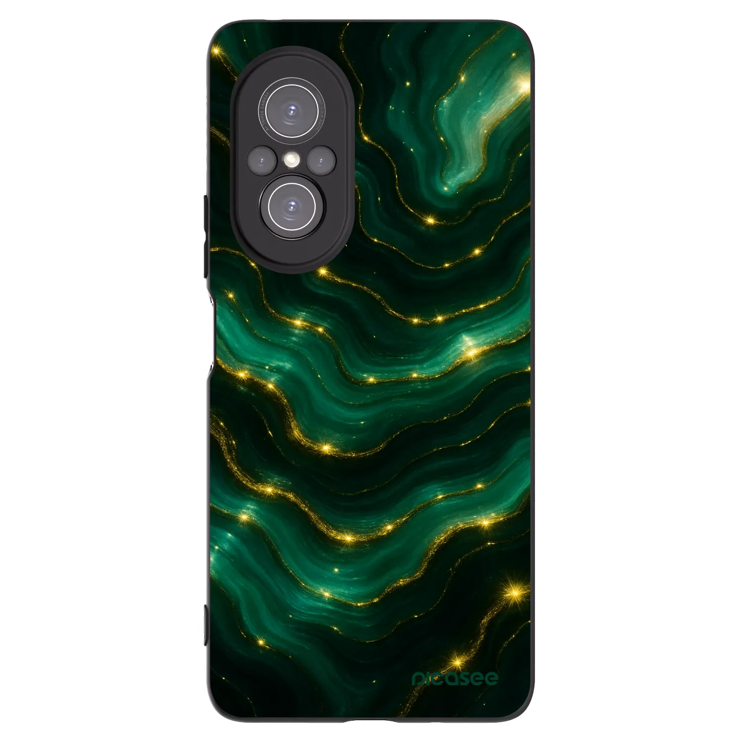 Picasee silikonový černý obal pro Huawei Nova 9 SE - Emerald