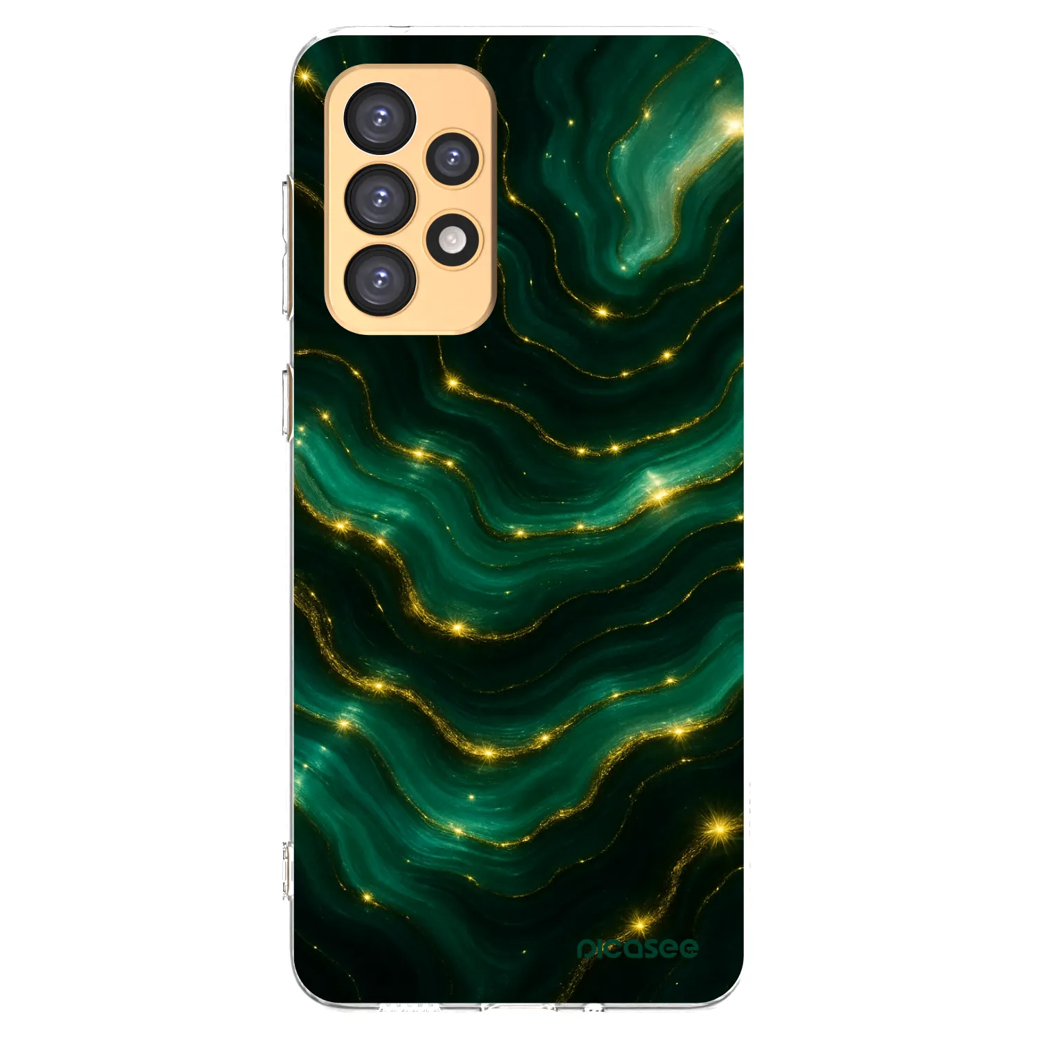 Picasee silikonový průhledný obal pro Samsung Galaxy A33 5G A336 - Emerald