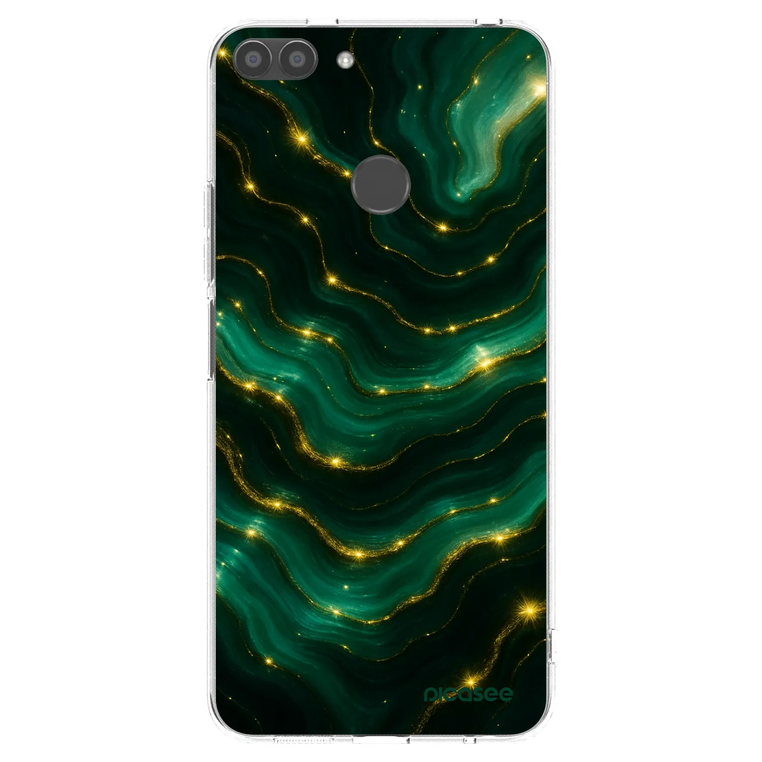 Picasee silikonový průhledný obal pro Huawei P Smart - Emerald
