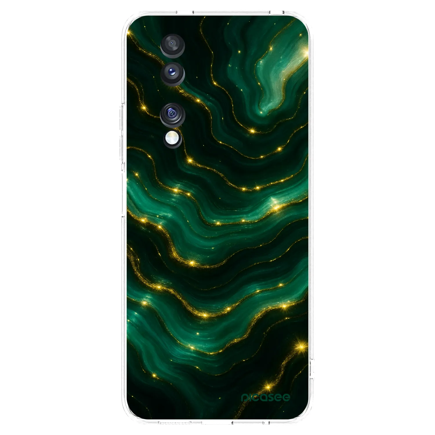 Picasee silikonový průhledný obal pro Honor 70 - Emerald