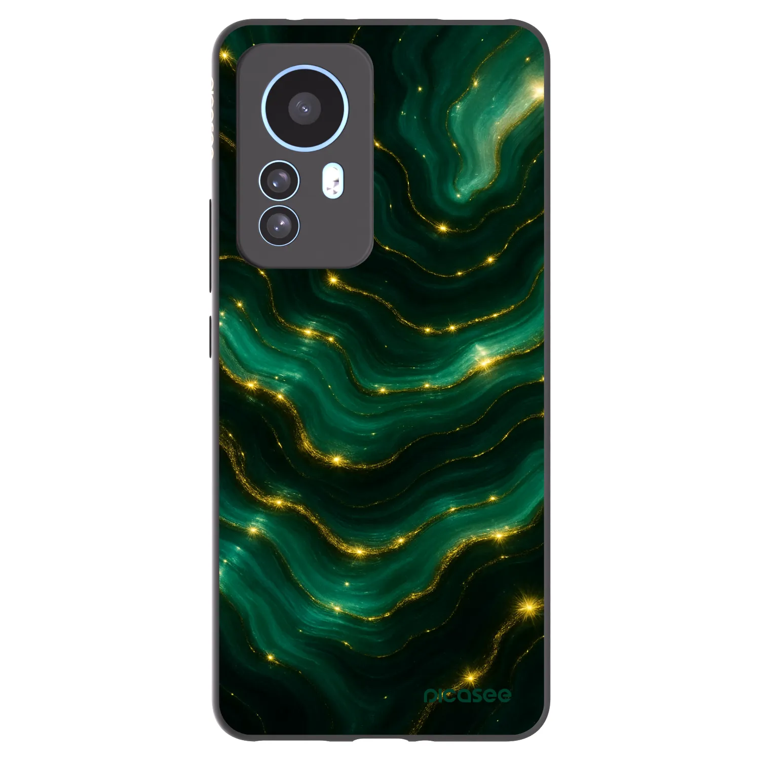 Picasee silikonový černý obal pro Xiaomi 12T Pro - Emerald