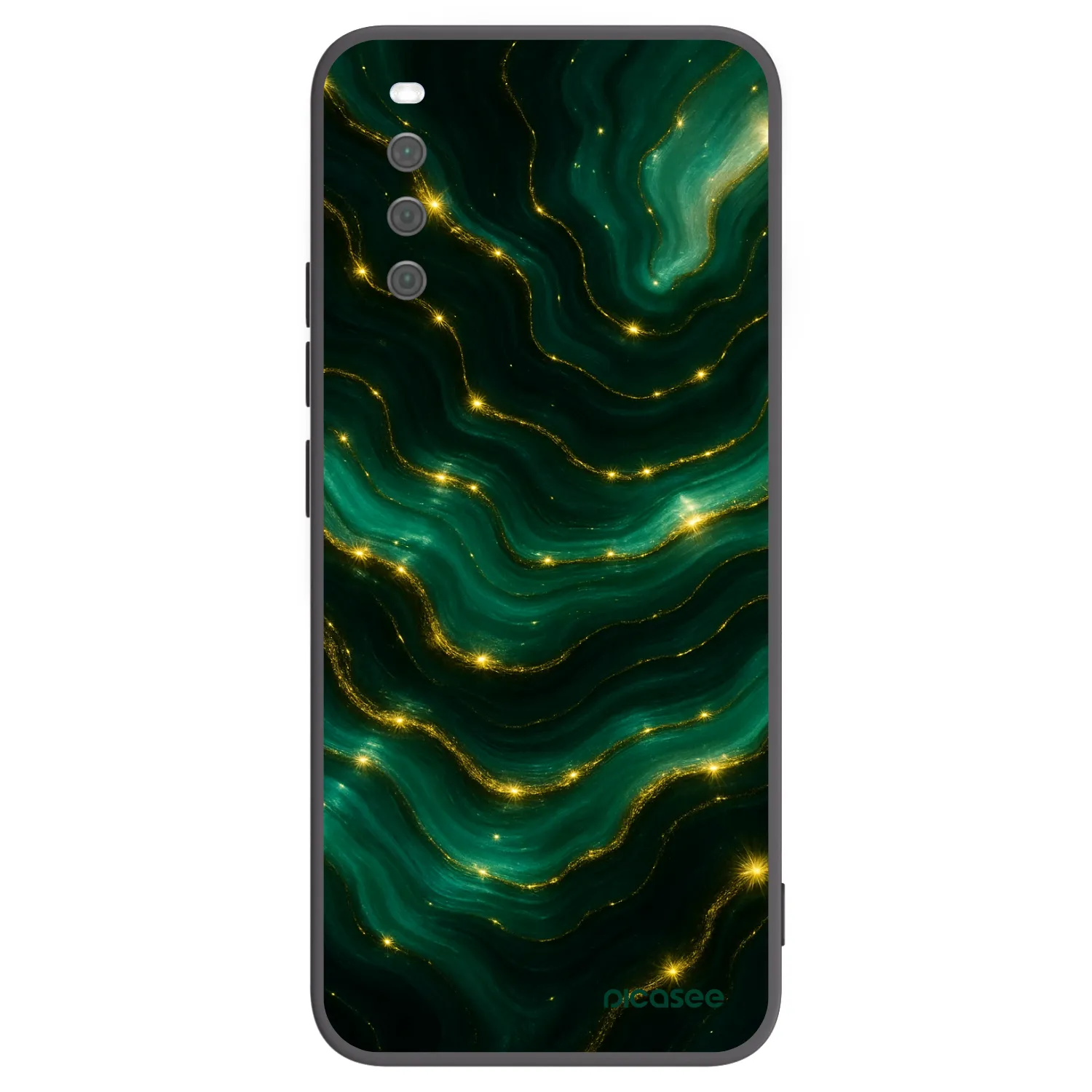 Picasee silikonový černý obal pro Sony Xperia 10 III - Emerald
