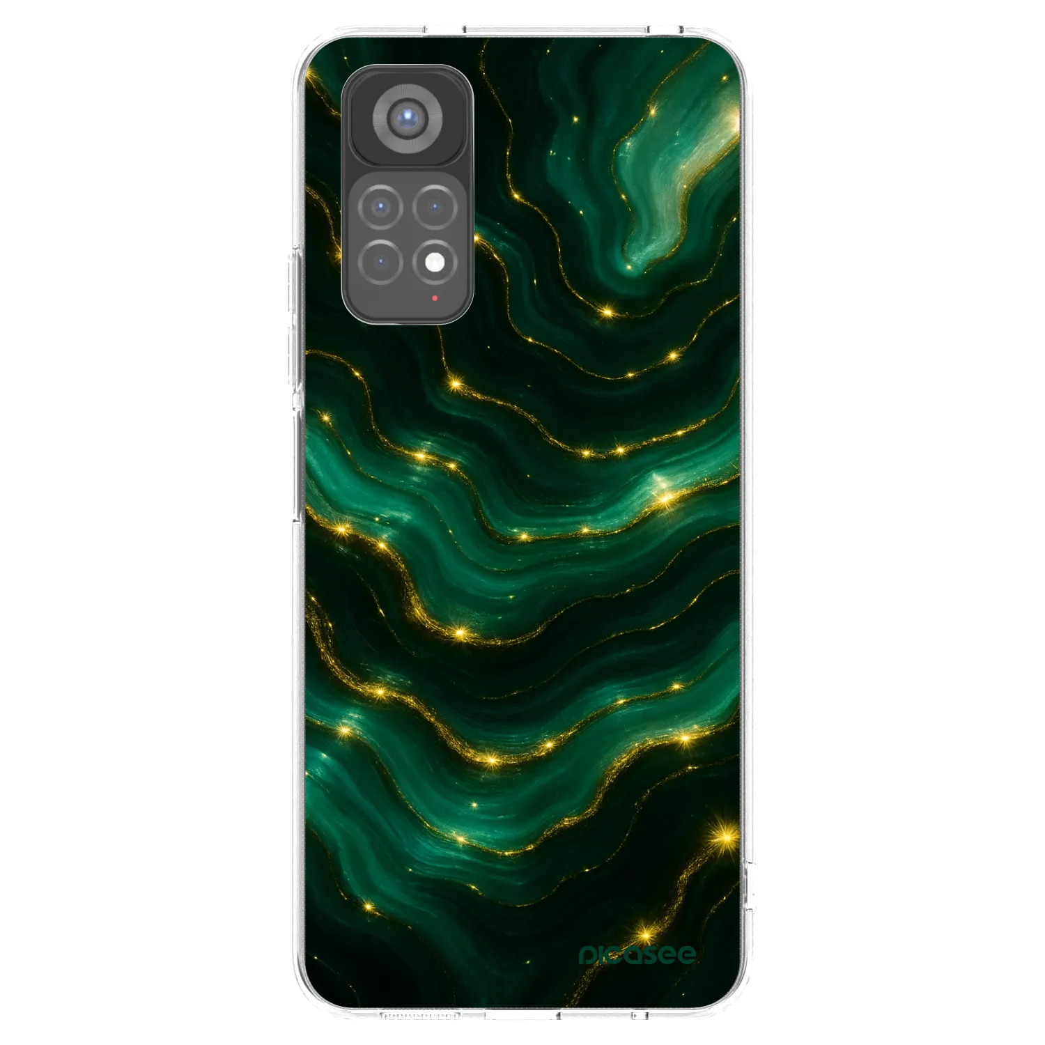 Picasee silikonový průhledný obal pro Xiaomi Redmi Note 11S 5G - Emerald