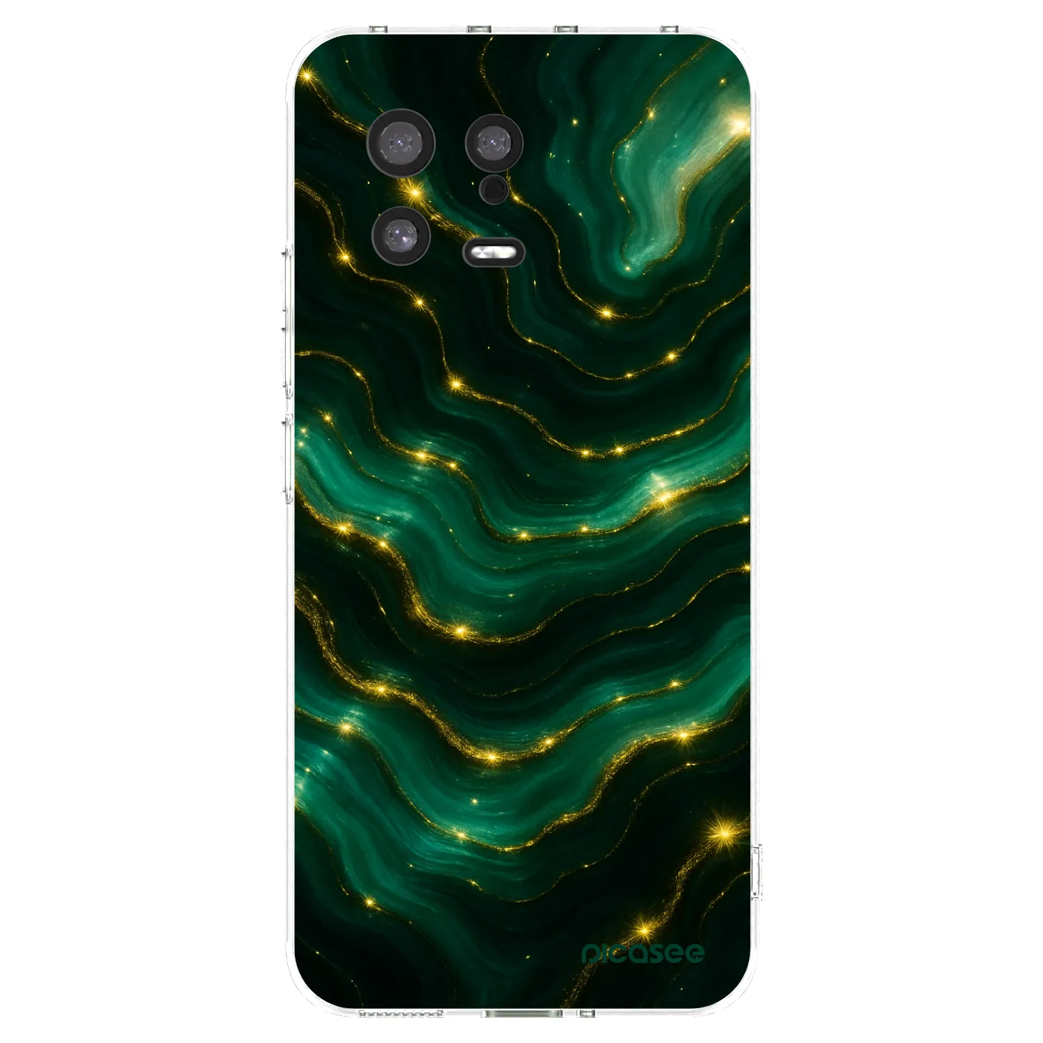 Picasee silikonový průhledný obal pro Xiaomi 13 - Emerald