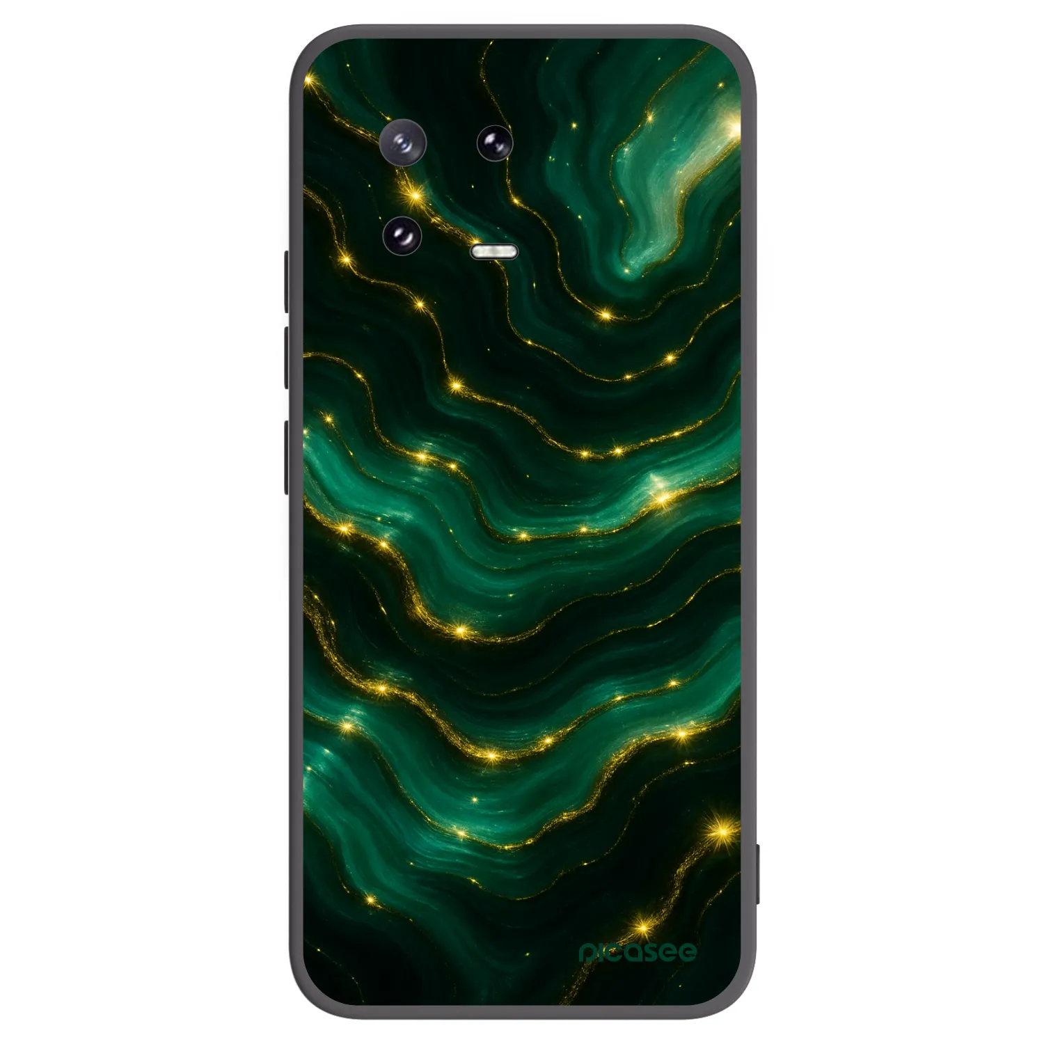 Picasee silikonový černý obal pro Xiaomi 13 Pro - Emerald