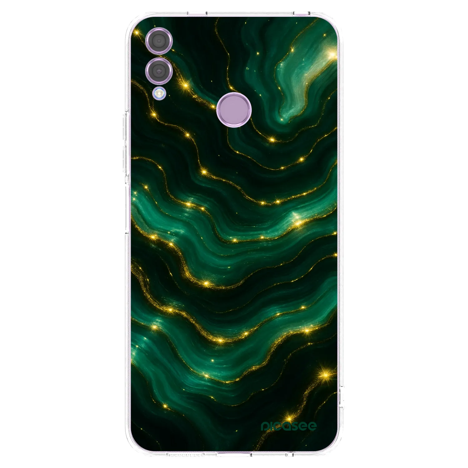 Picasee silikonový průhledný obal pro Honor 8X - Emerald