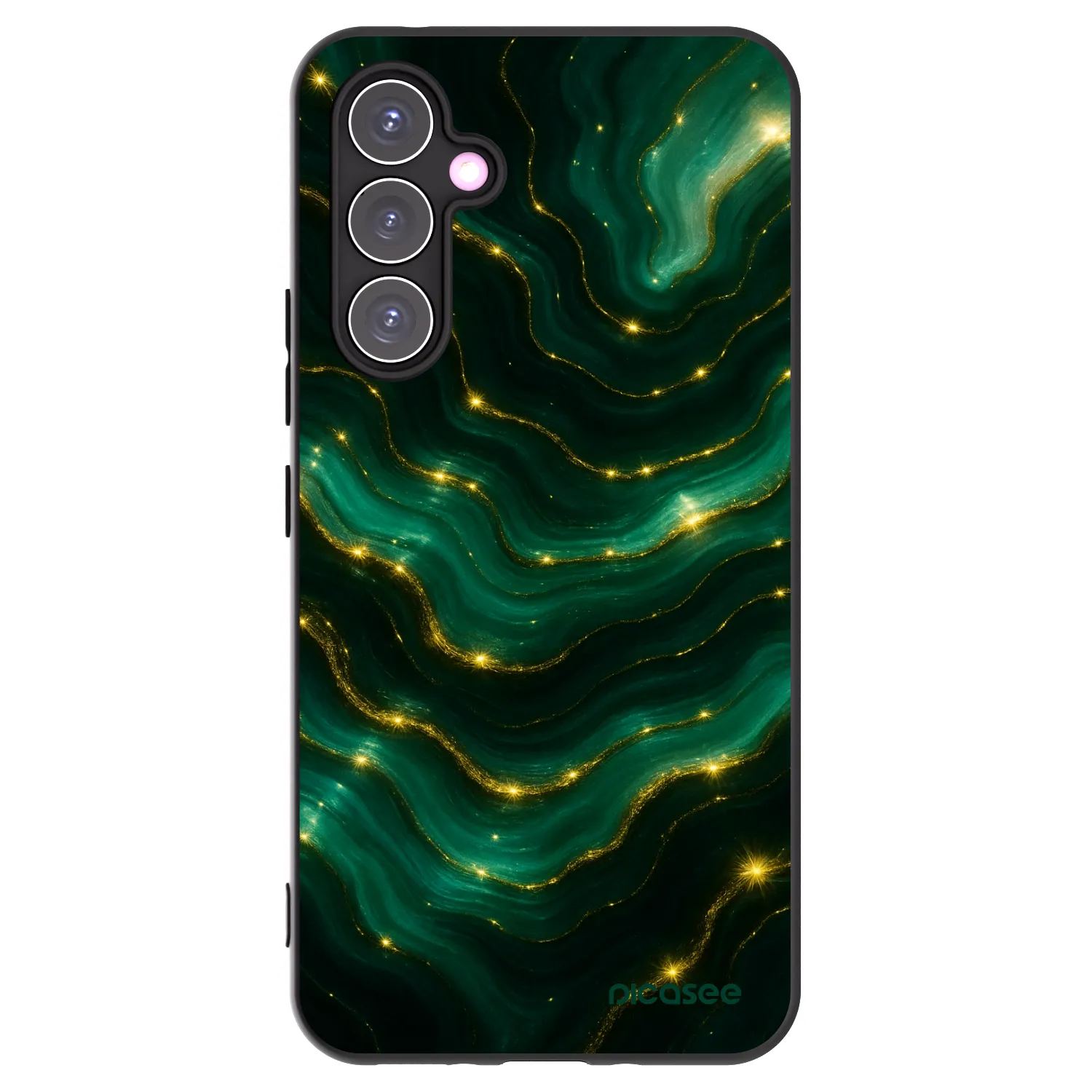 Picasee silikonový černý obal pro Samsung Galaxy A54 5G A546B - Emerald