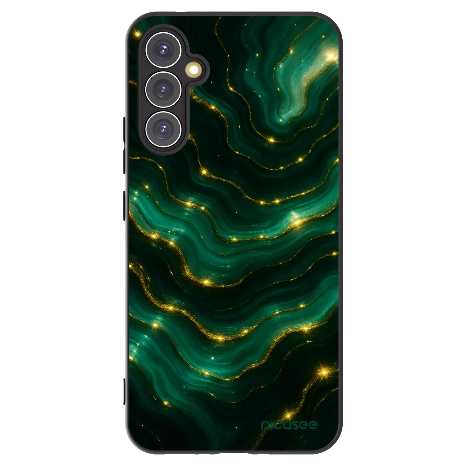 Picasee silikonový černý obal pro Samsung Galaxy A34 5G A346B - Emerald