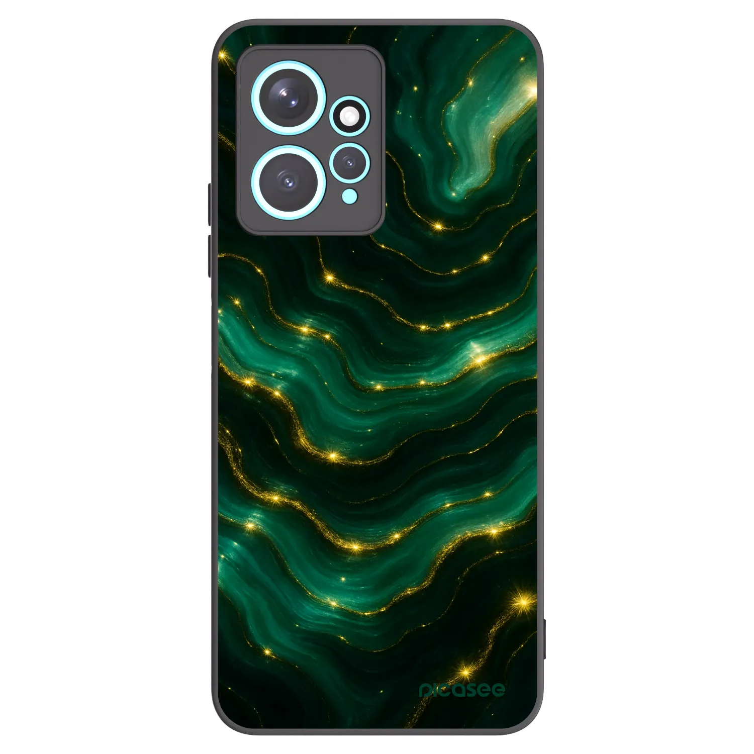 Picasee silikonový černý obal pro Xiaomi Redmi Note 12 4G - Emerald