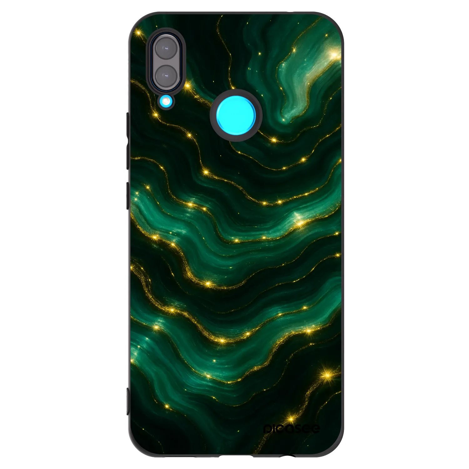 Picasee silikonový černý obal pro Huawei Nova 3i - Emerald