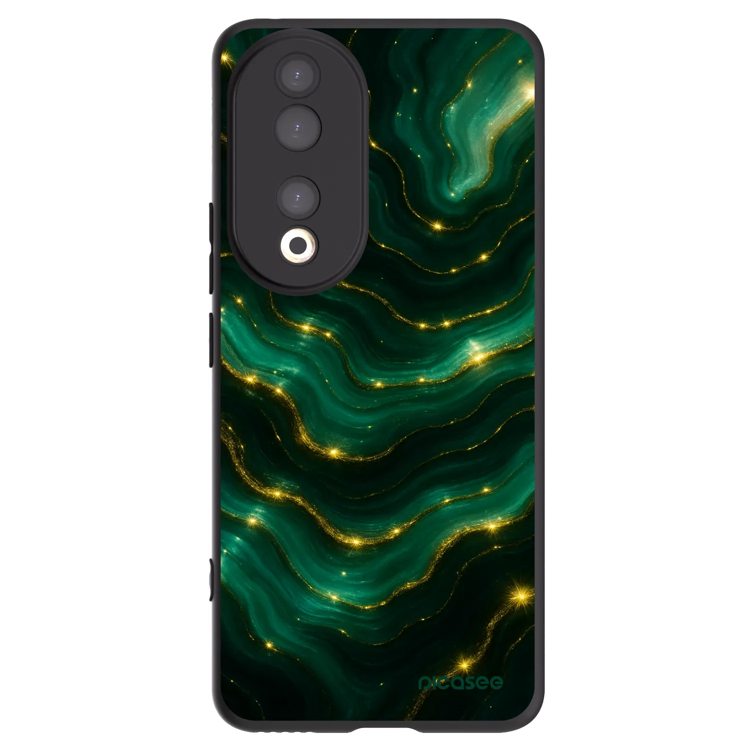 Picasee silikonový černý obal pro Honor 90 5G - Emerald