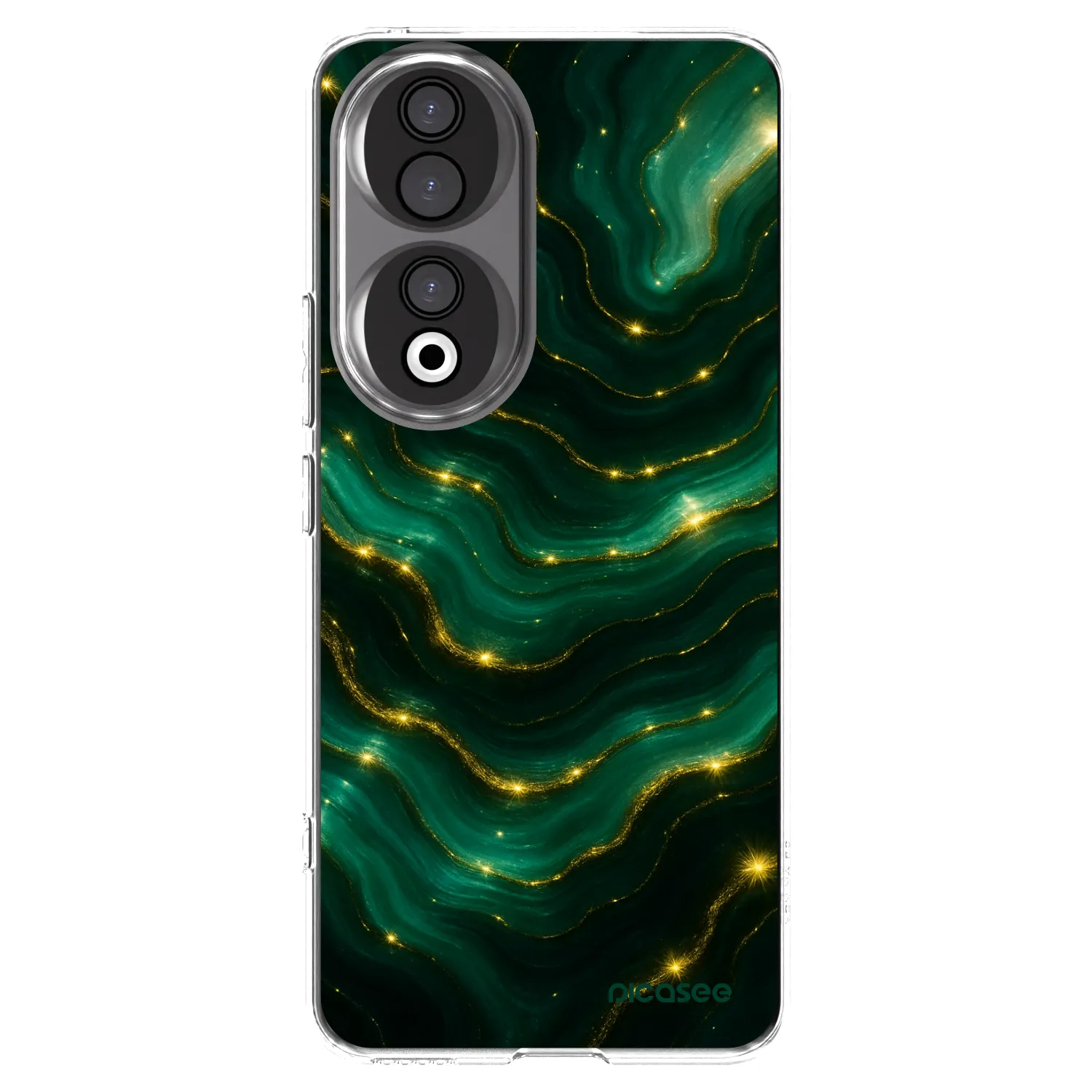 Picasee silikonový průhledný obal pro Honor 90 5G - Emerald