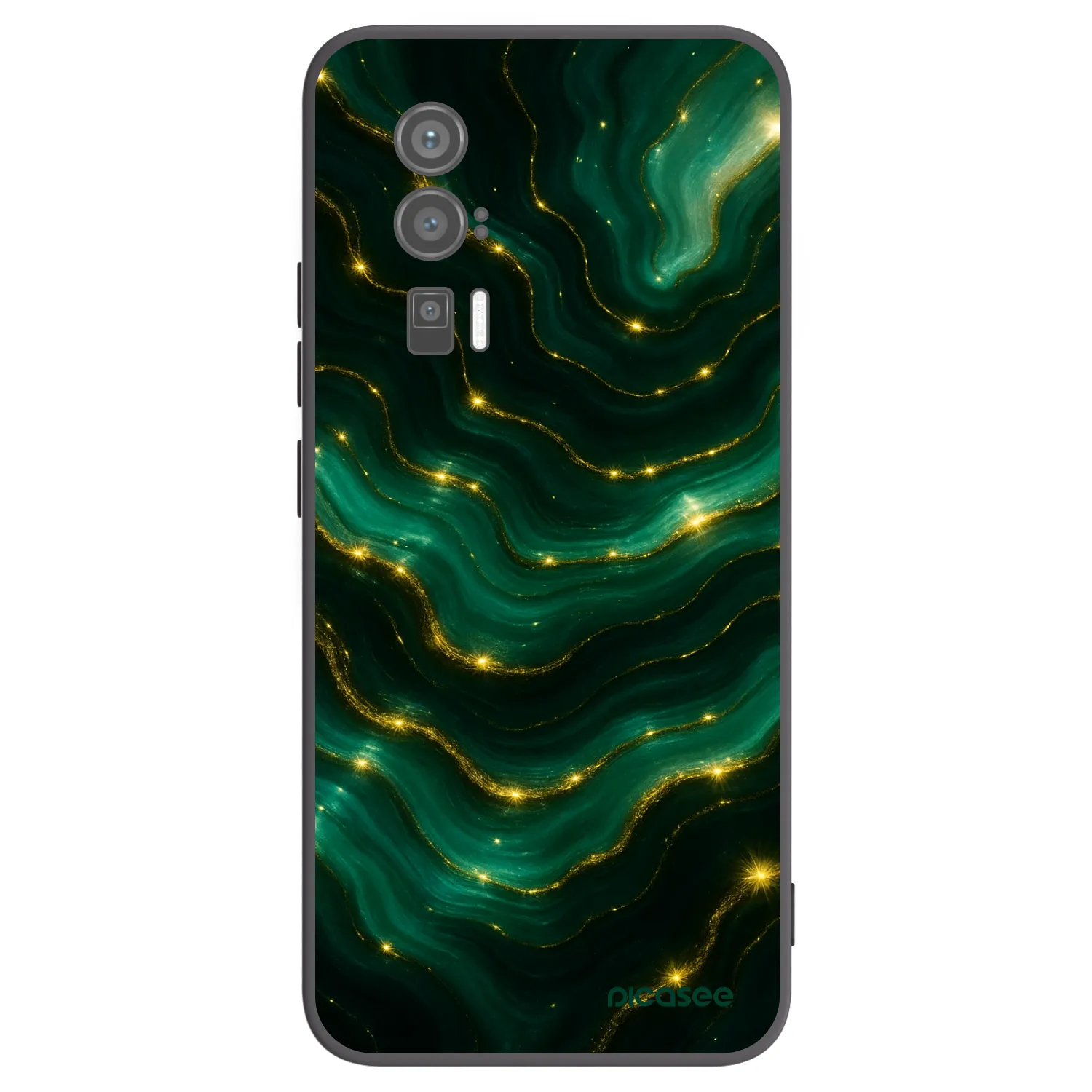 Picasee silikonový černý obal pro Xiaomi Poco F5 Pro 5G - Emerald