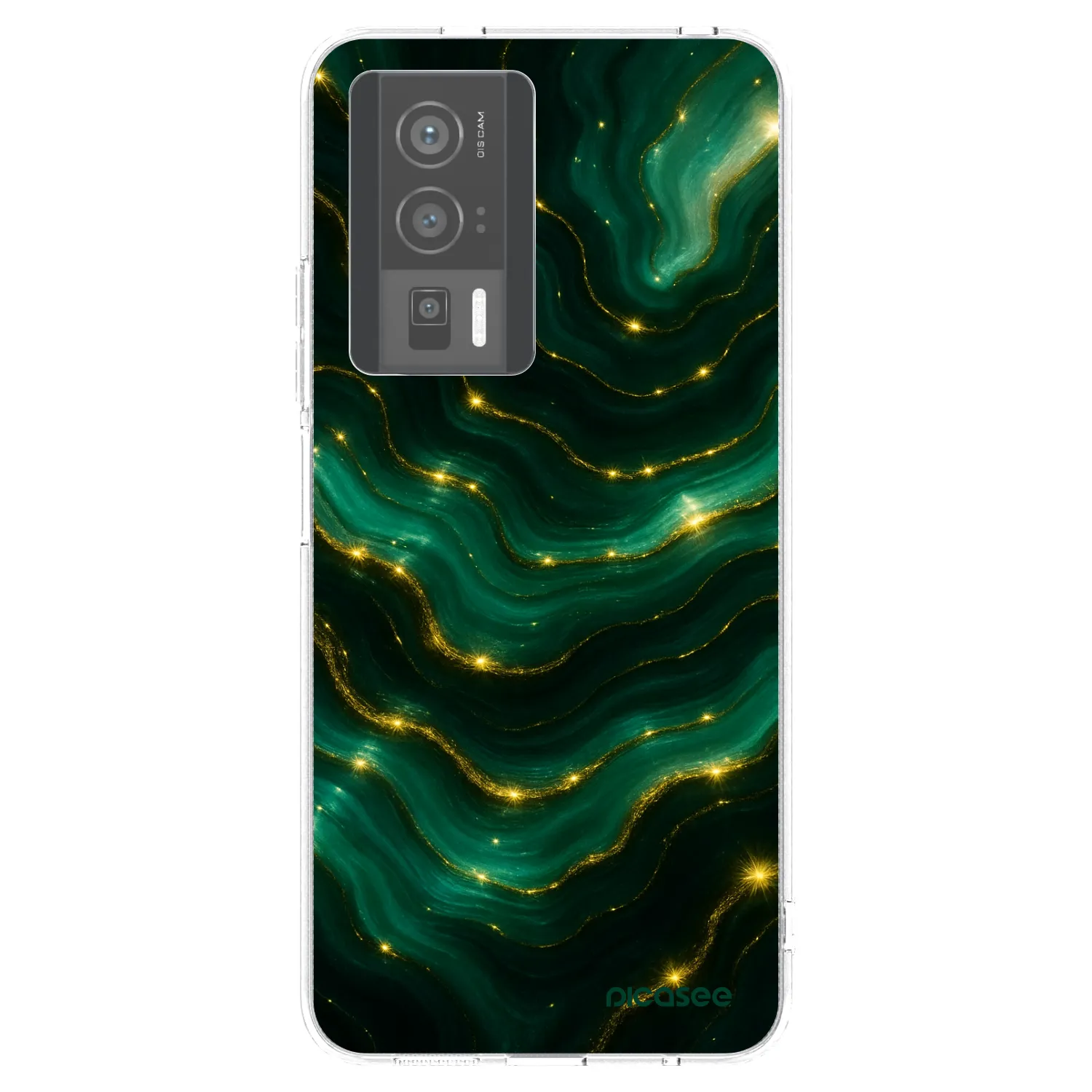 Picasee silikonový průhledný obal pro Xiaomi Poco F5 Pro 5G - Emerald