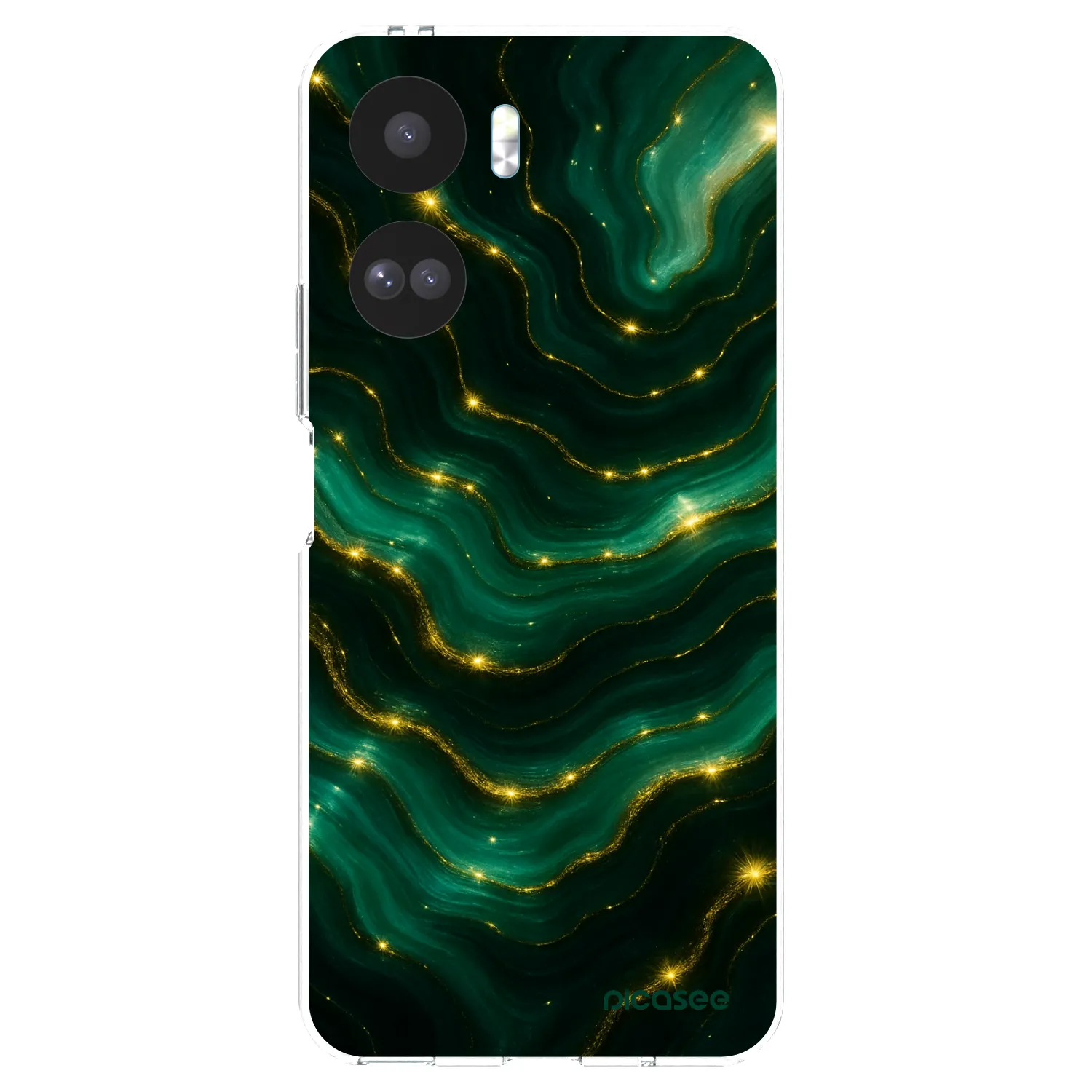 Picasee silikonový průhledný obal pro Honor 90 Lite 5G - Emerald