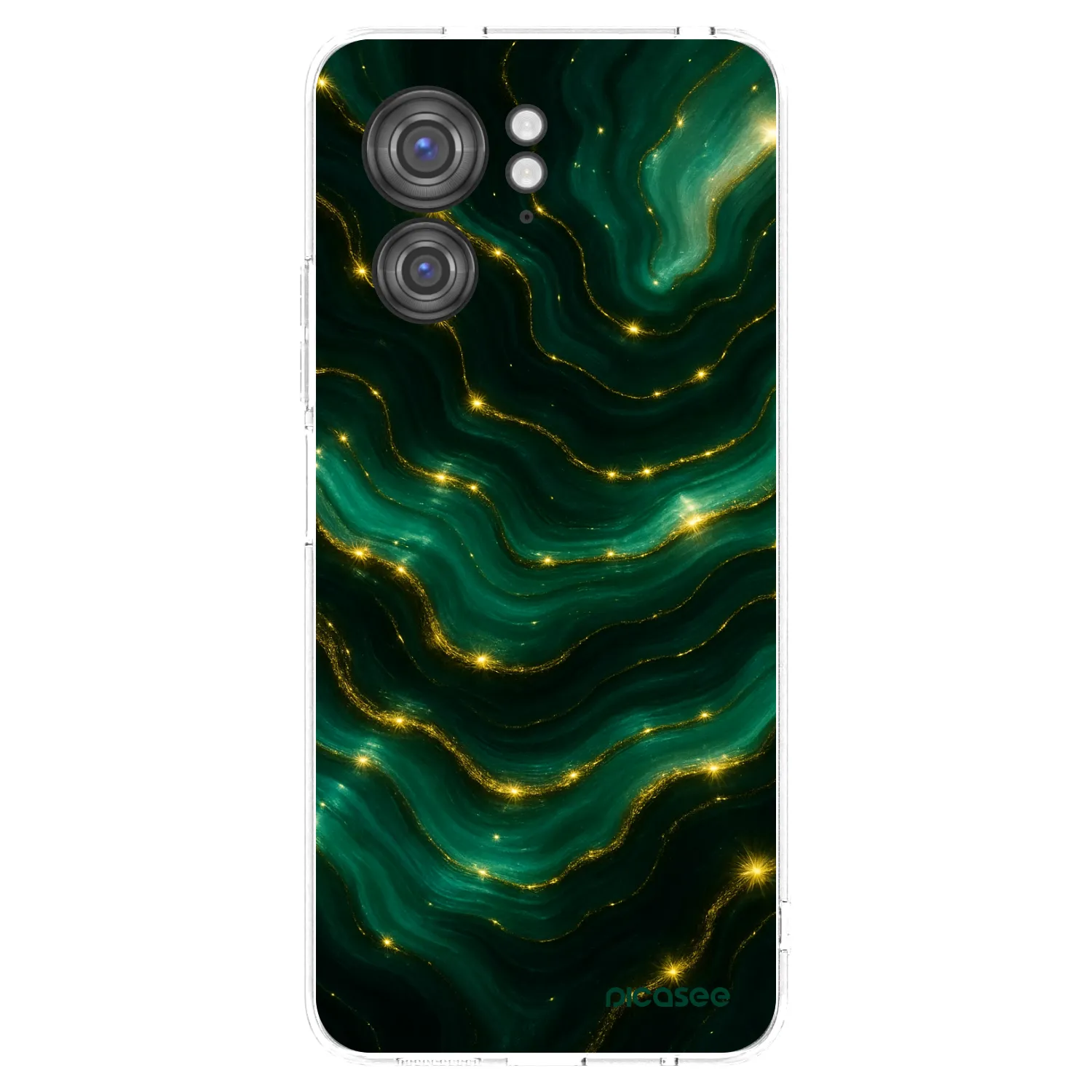 Picasee silikonový průhledný obal pro Motorola Edge 40 - Emerald