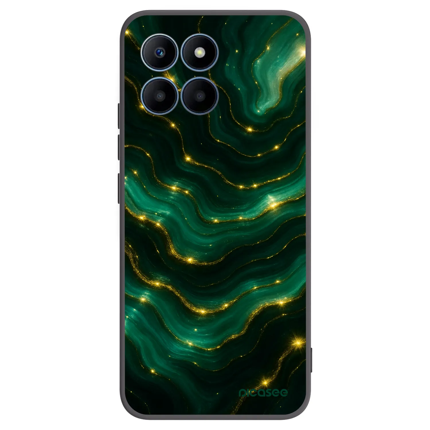 Picasee silikonový černý obal pro Honor 70 Lite - Emerald