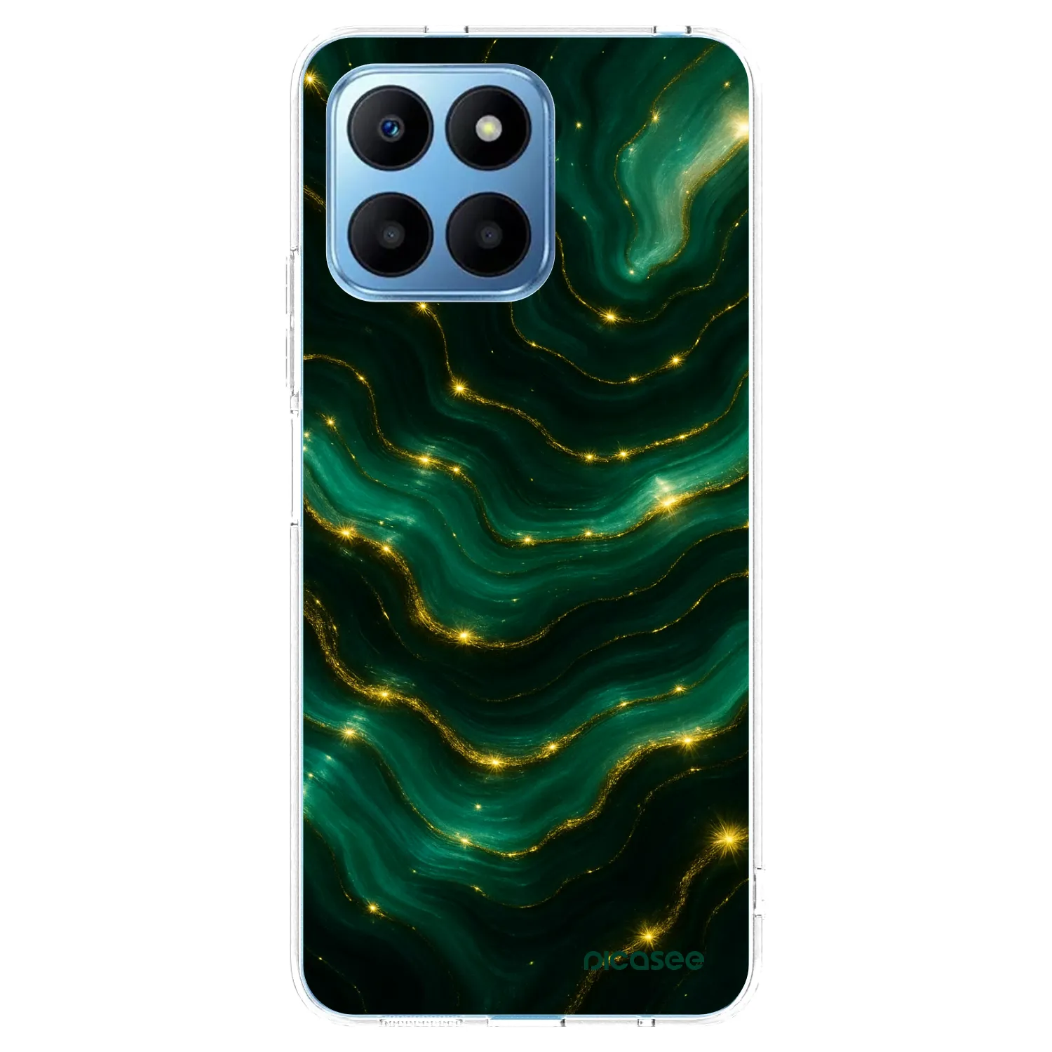 Picasee silikonový průhledný obal pro Honor 70 Lite - Emerald