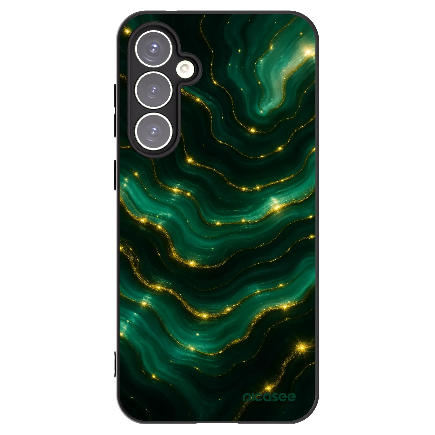 Picasee silikonový černý obal pro Samsung Galaxy S23 FE S711B - Emerald