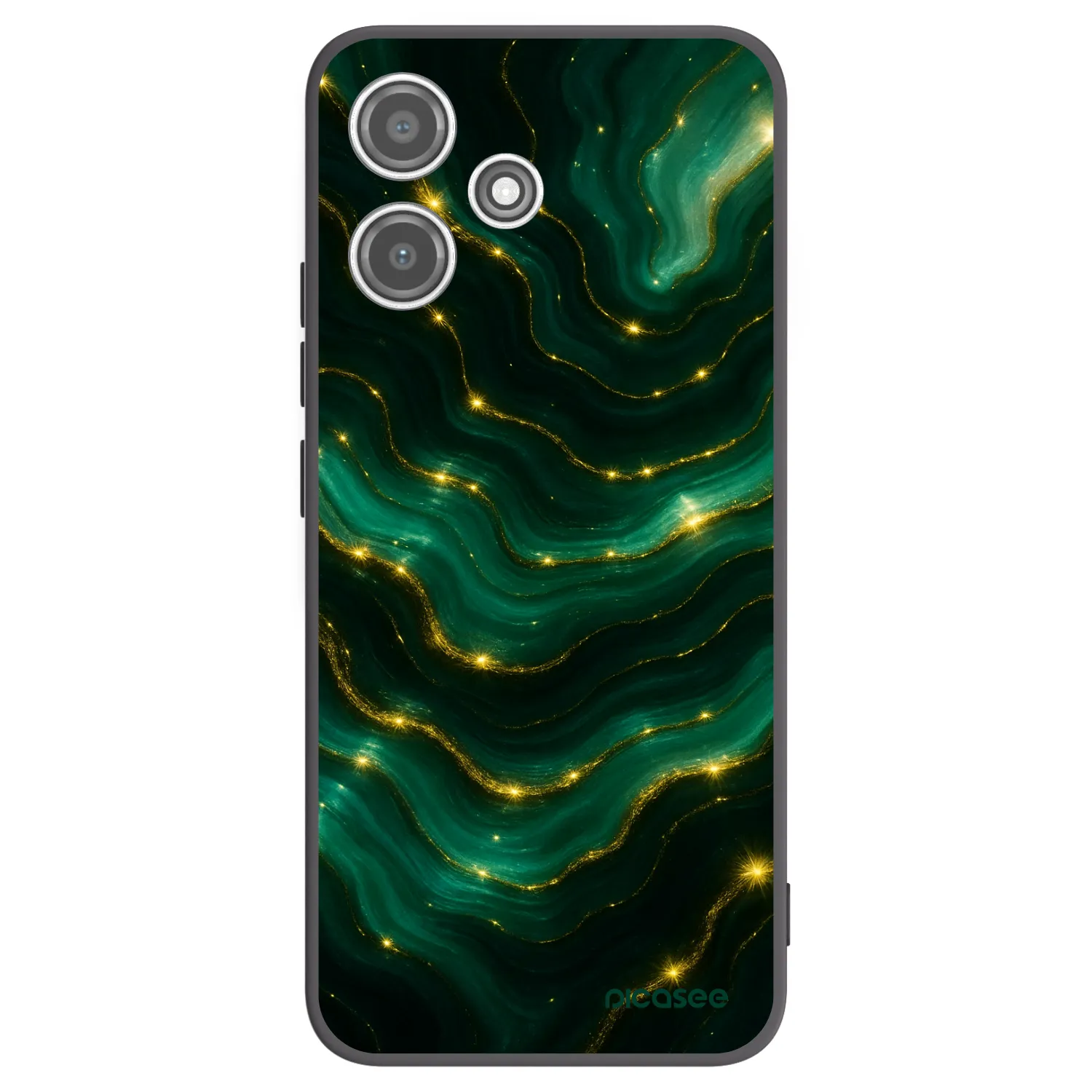 Picasee silikonový černý obal pro Xiaomi Redmi 12 5G - Emerald