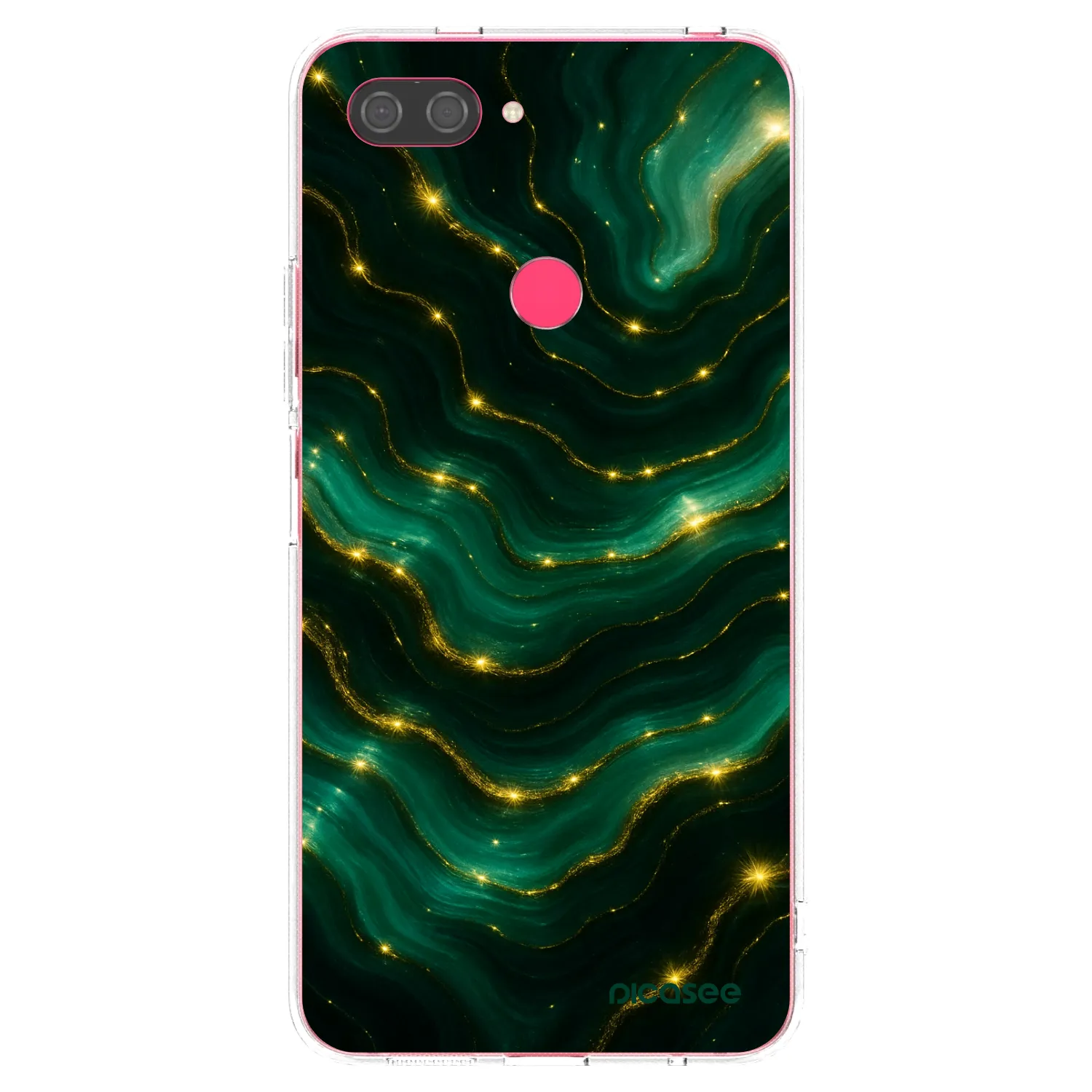 Picasee silikonový průhledný obal pro Xiaomi Mi 8 Lite - Emerald