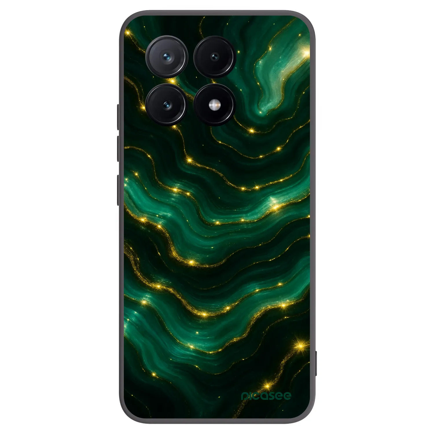 Picasee silikonový černý obal pro Xiaomi Poco X6 Pro - Emerald