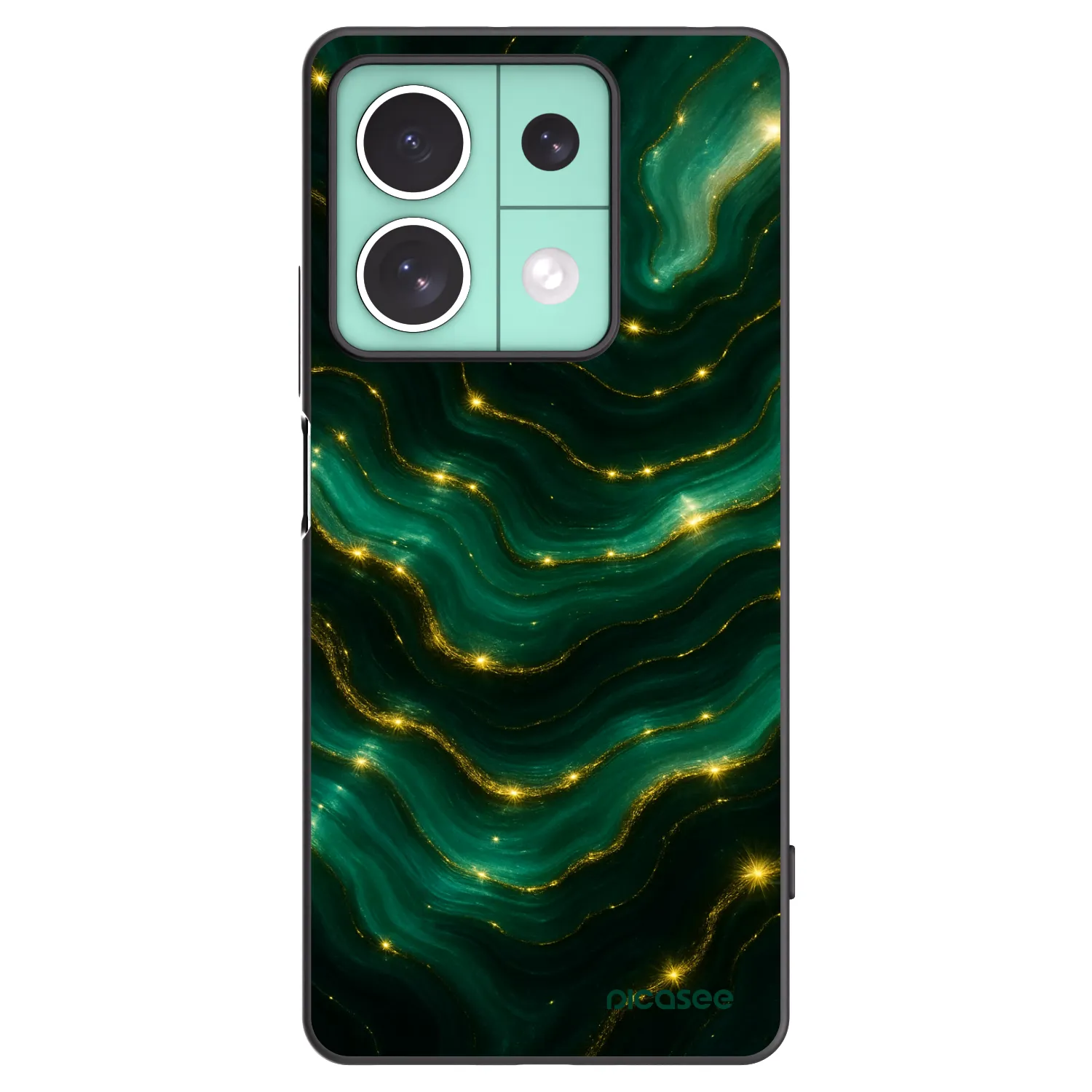 Picasee silikonový černý obal pro Xiaomi Redmi Note 13 5G - Emerald