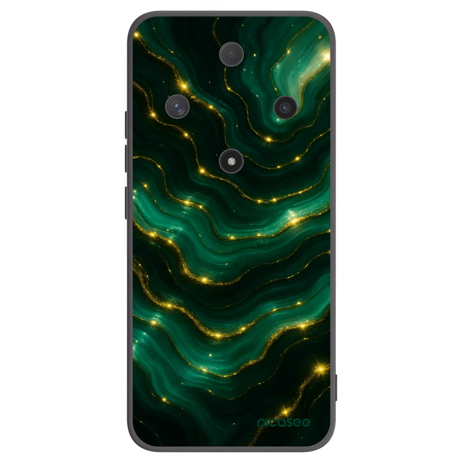 Picasee silikonový černý obal pro Honor Magic6 Lite 5G - Emerald
