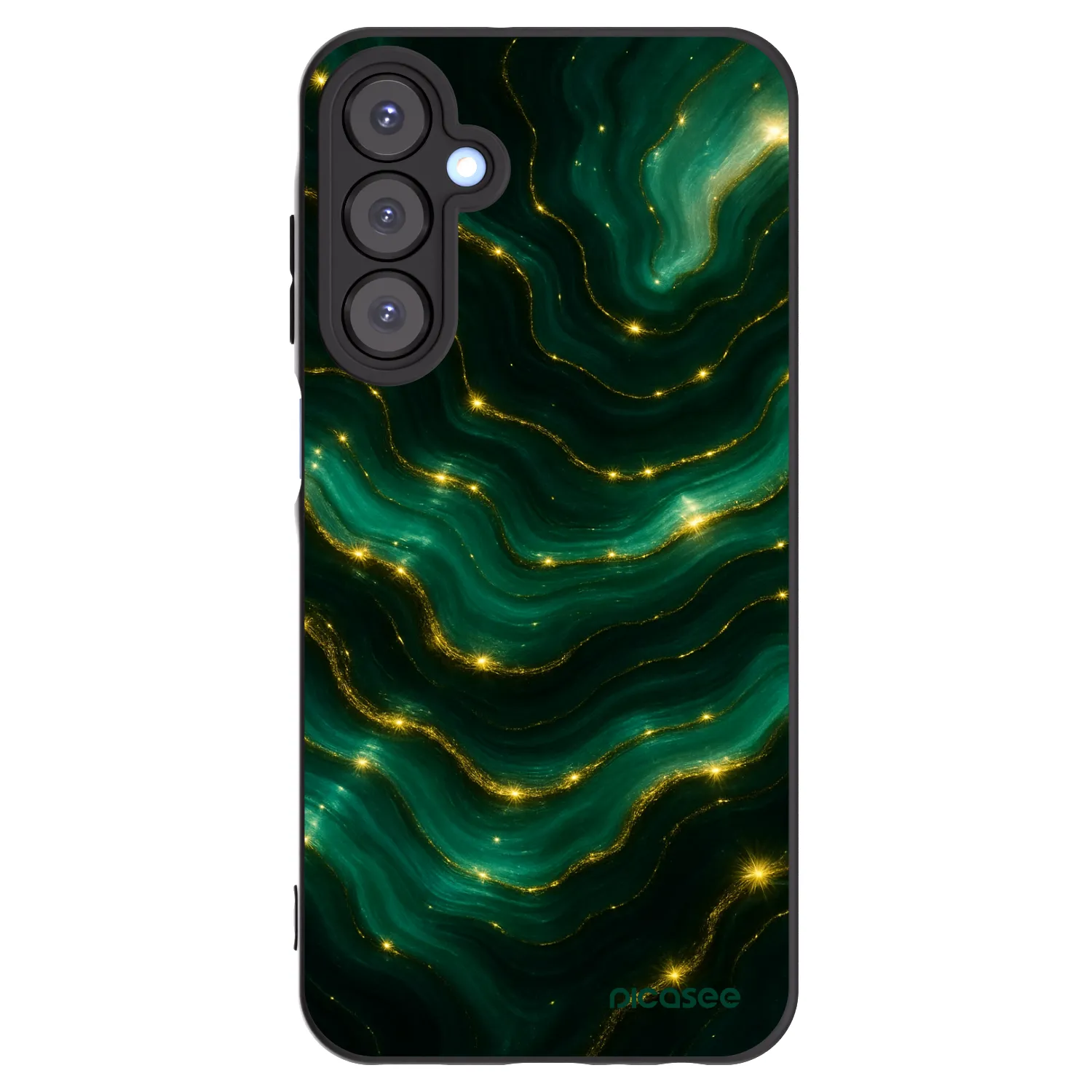 Picasee silikonový černý obal pro Samsung Galaxy A25 A256B 5G - Emerald