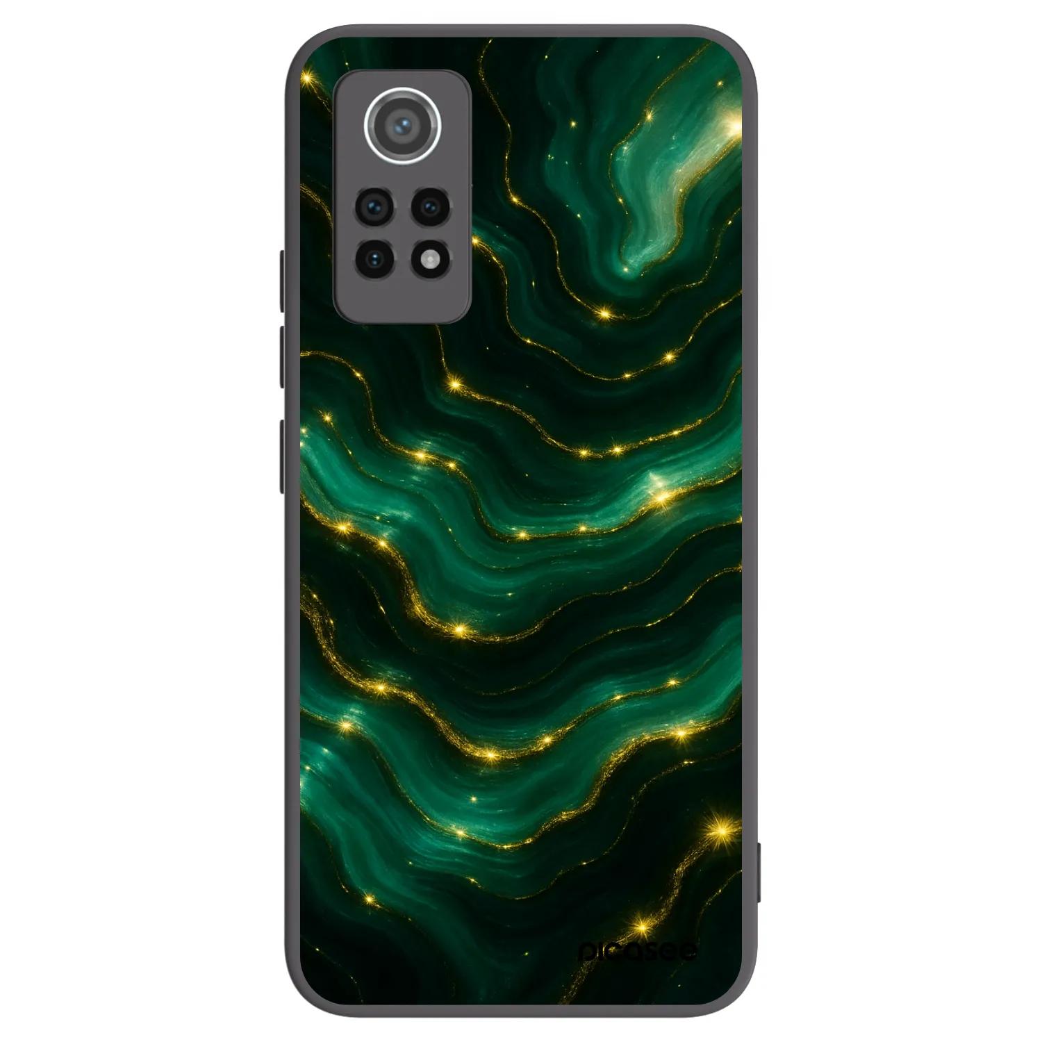 Picasee silikonový černý obal pro Xiaomi Redmi Note 12 Pro 4G - Emerald