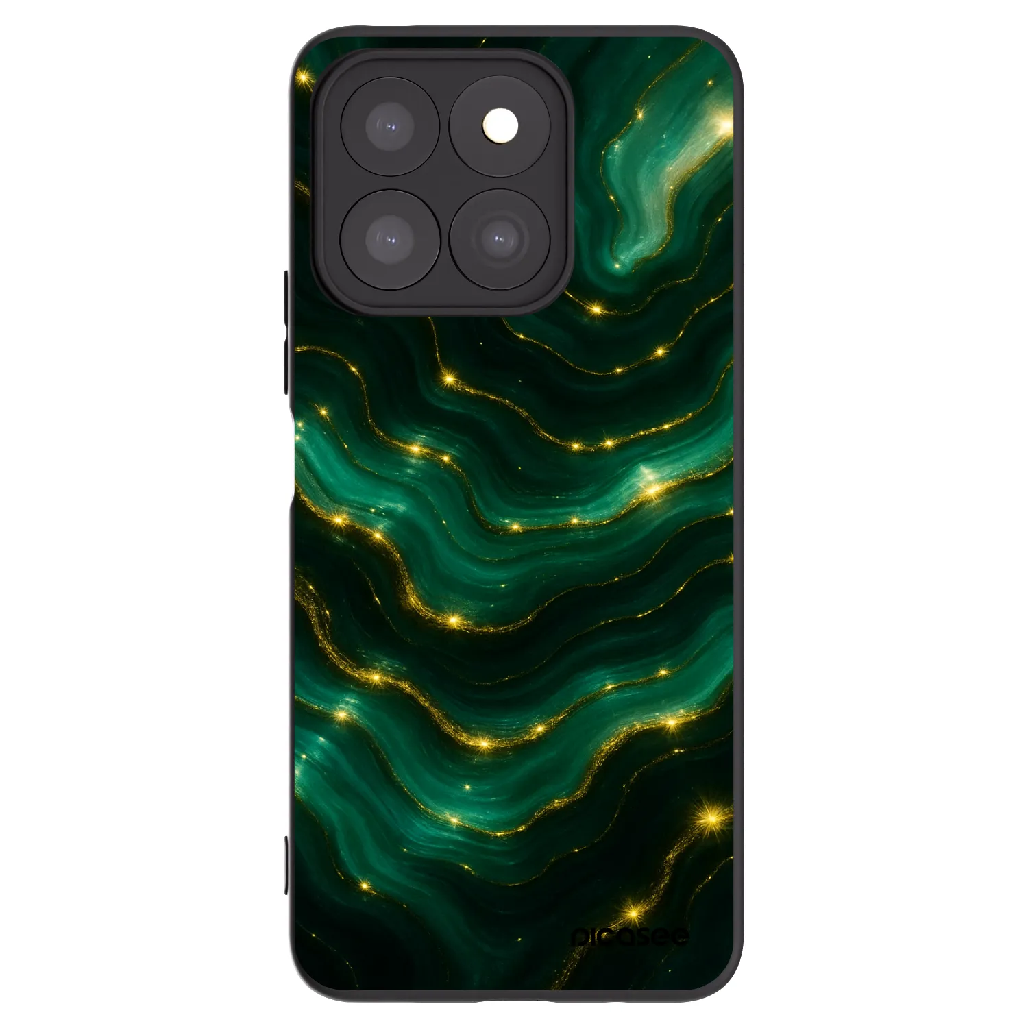 Picasee silikonový černý obal pro Honor X8b - Emerald