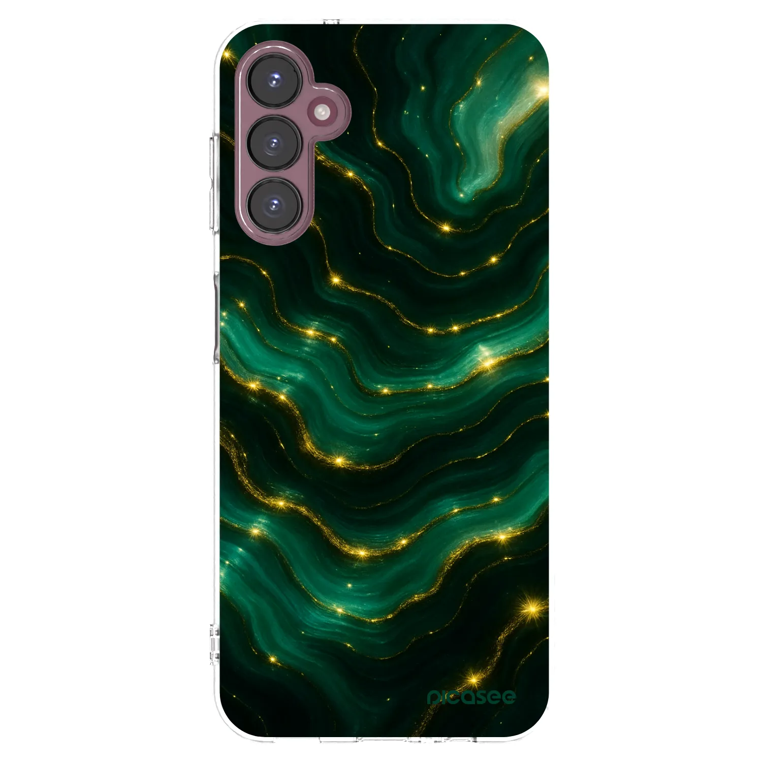 Picasee silikonový průhledný obal pro Samsung Galaxy A05s A057G - Emerald