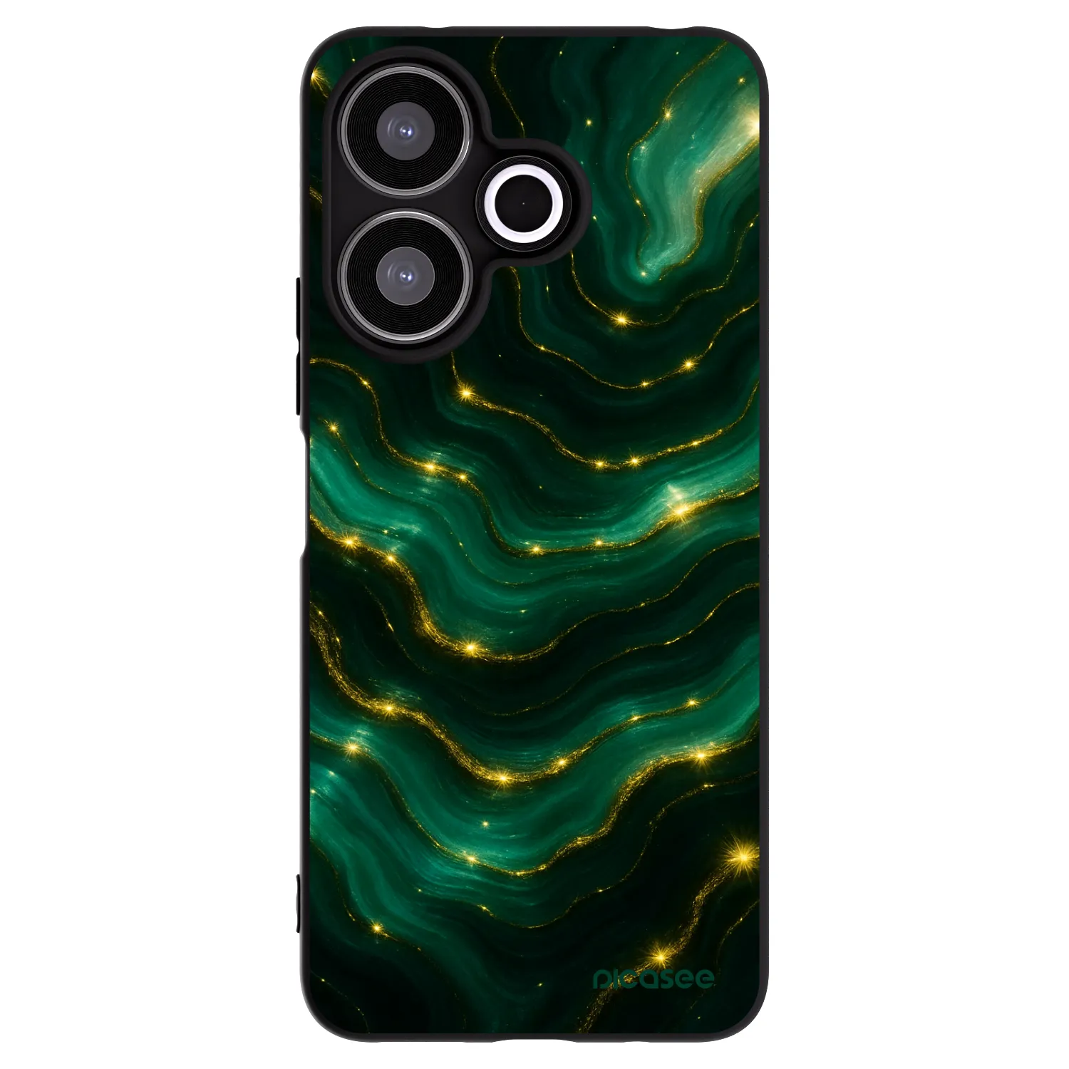 Picasee silikonový černý obal pro Xiaomi Redmi 13 4G - Emerald