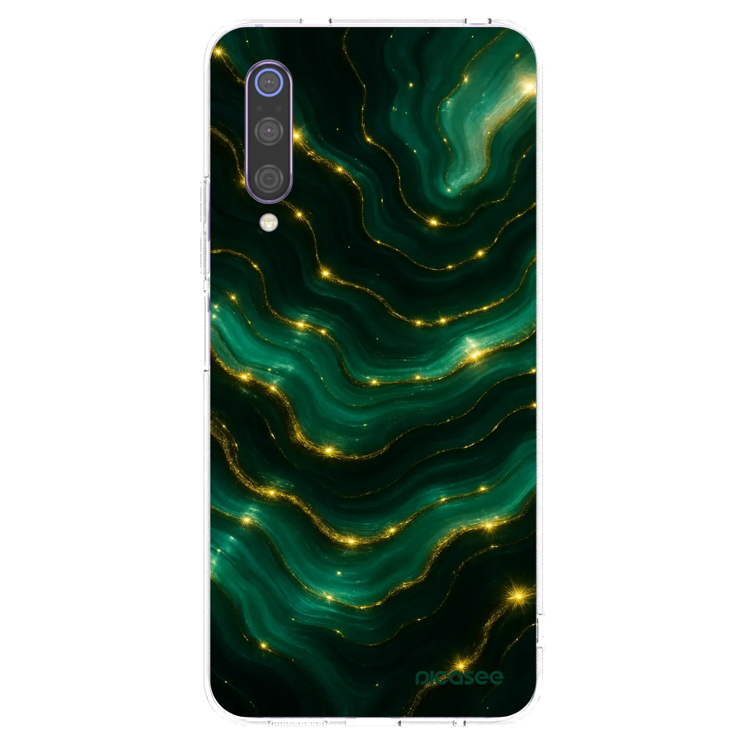 Picasee silikonový průhledný obal pro Xiaomi Mi 9 - Emerald