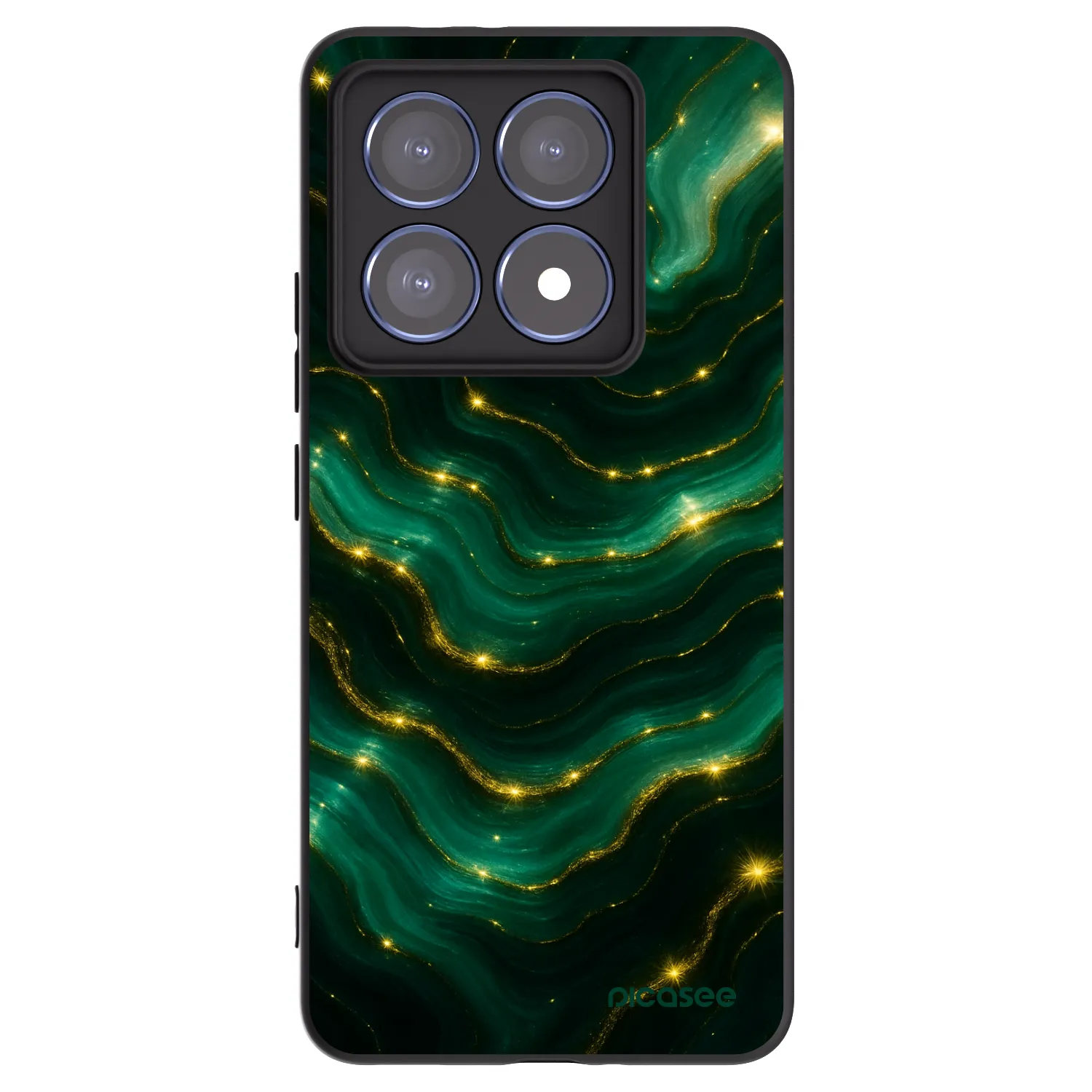 Picasee silikonový černý obal pro Xiaomi 14T Pro - Emerald