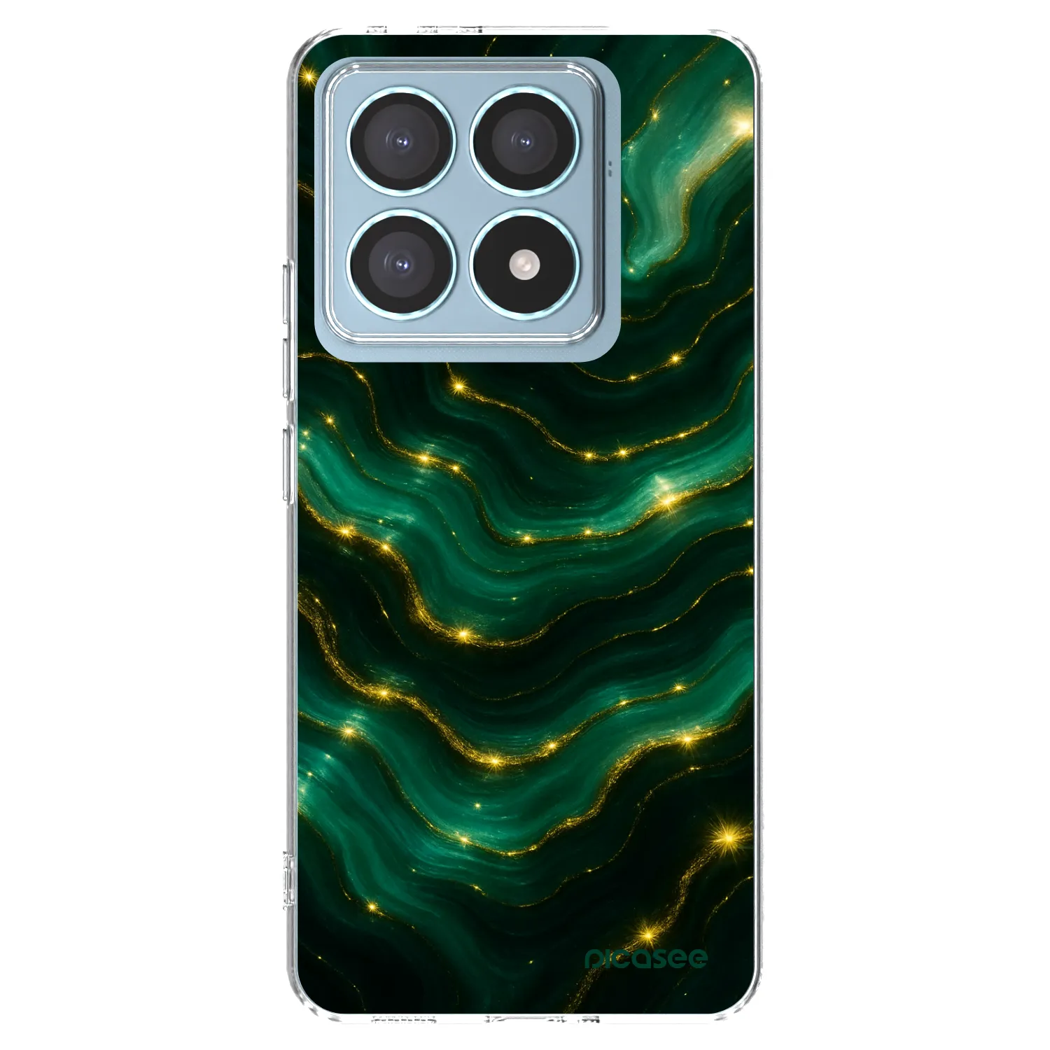 Picasee silikonový průhledný obal pro Xiaomi 14T Pro - Emerald