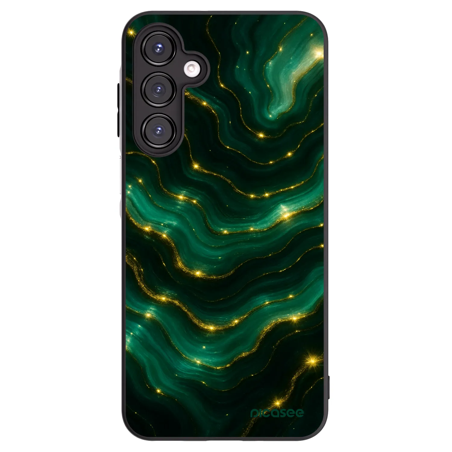 Picasee silikonový černý obal pro Samsung Galaxy A16 5G - Emerald