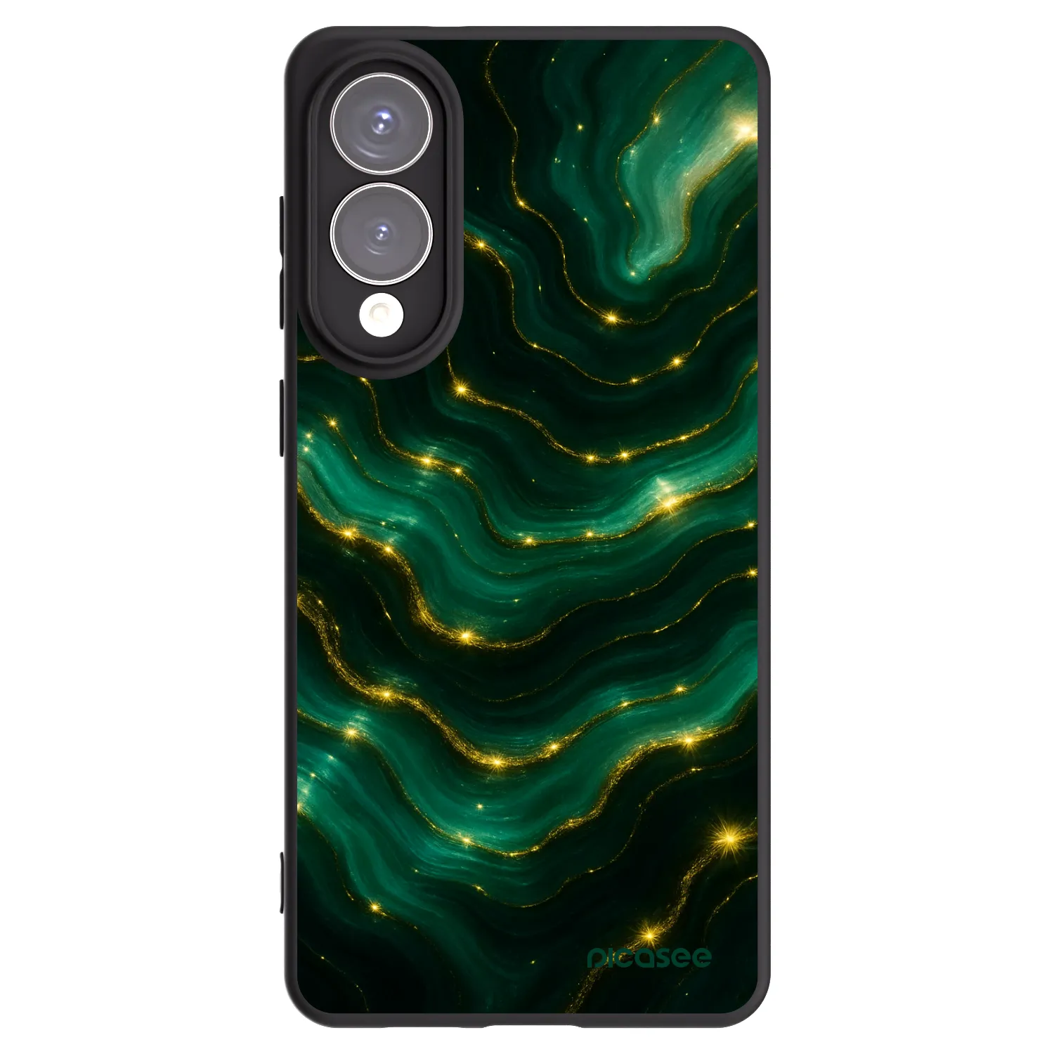 Picasee silikonový černý obal pro Samsung Galaxy S25 Edge 5G - Emerald