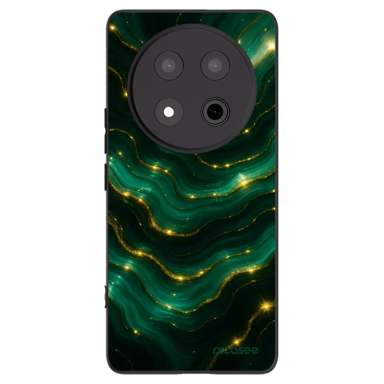 Picasee silikonový černý obal pro Honor Magic7 Lite 5G - Emerald