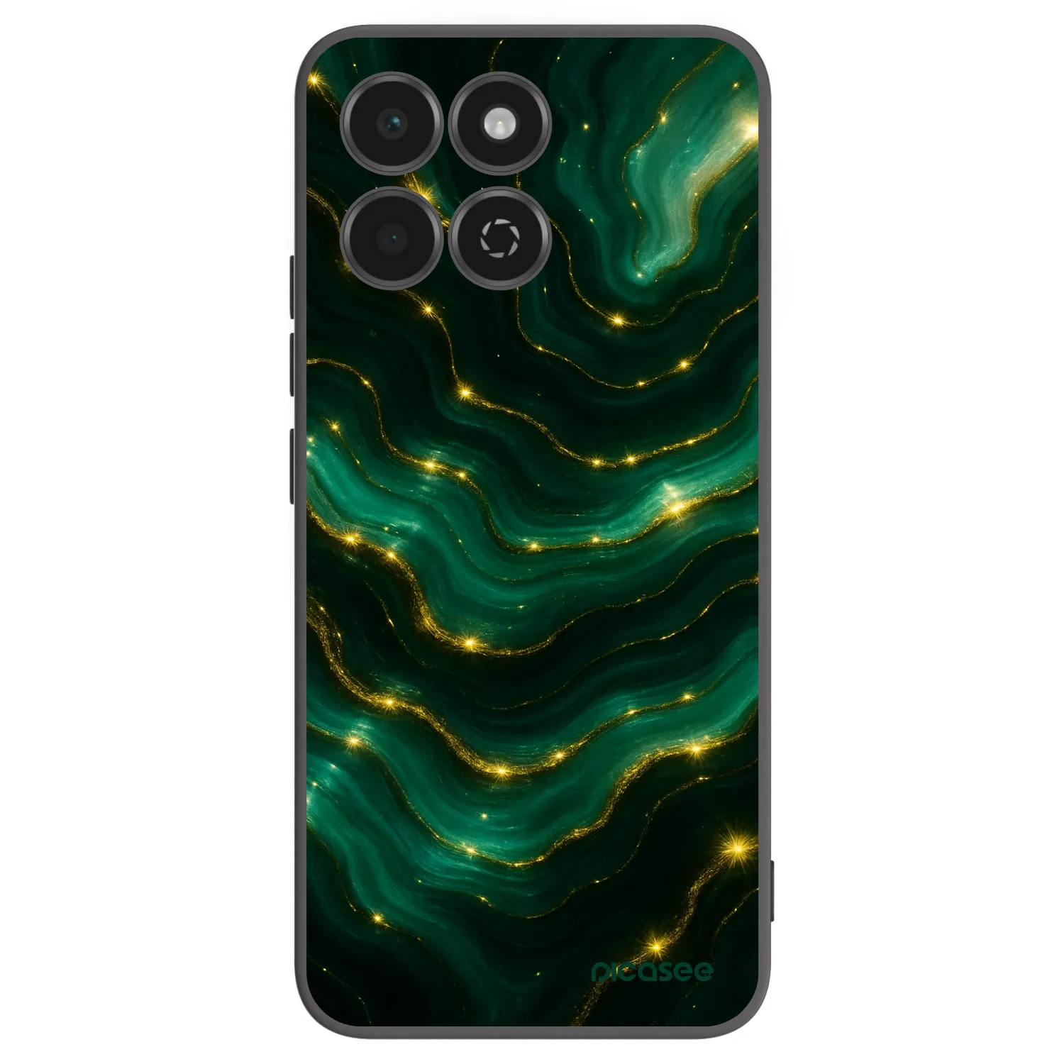Picasee silikonový černý obal pro Honor 200 Smart 5G - Emerald
