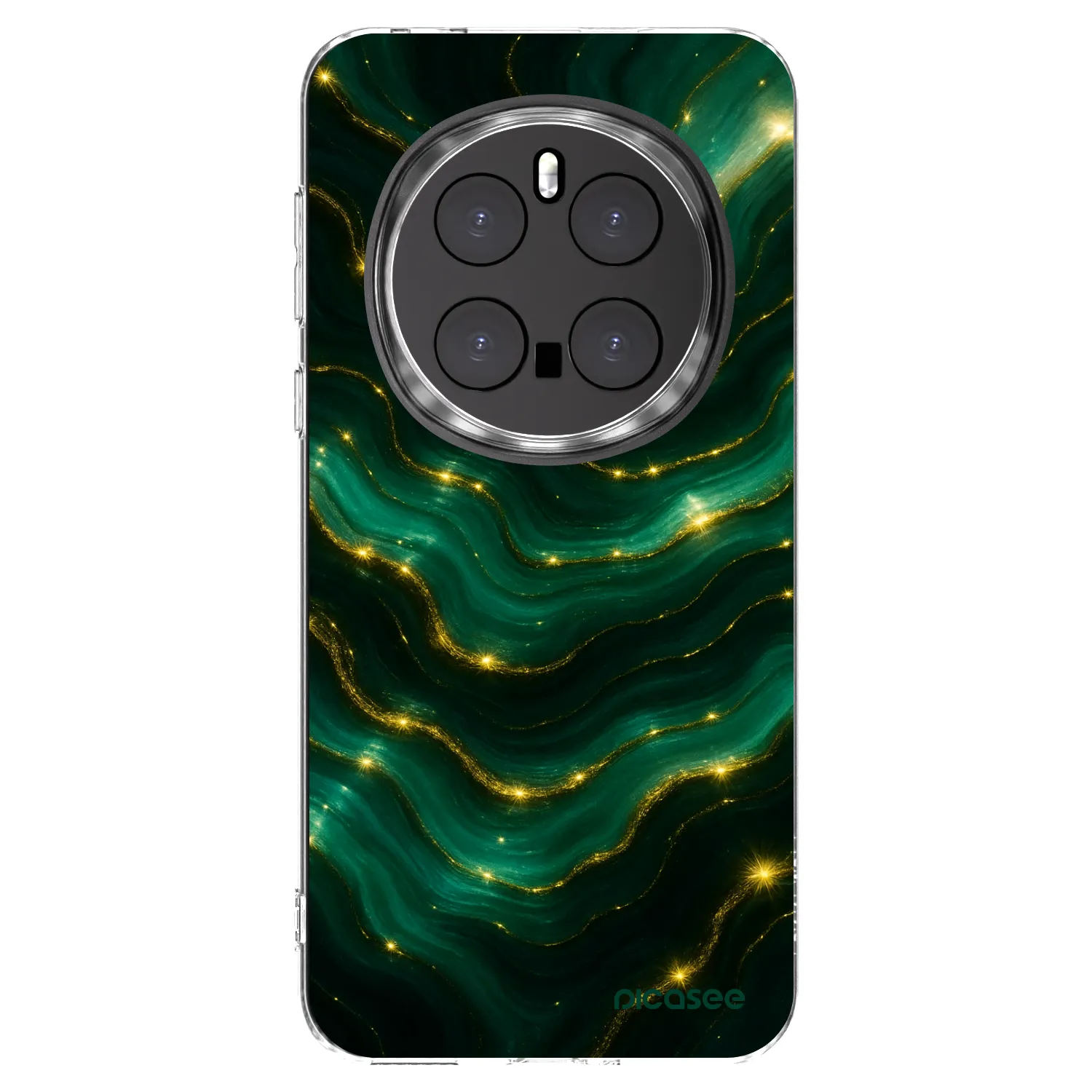 Picasee silikonový průhledný obal pro Honor Magic7 Pro 5G - Emerald