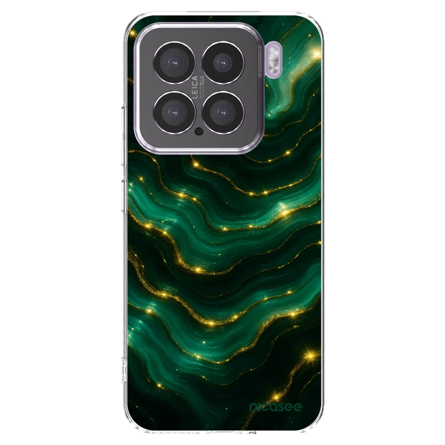 Picasee silikonový průhledný obal pro Xiaomi 15 - Emerald