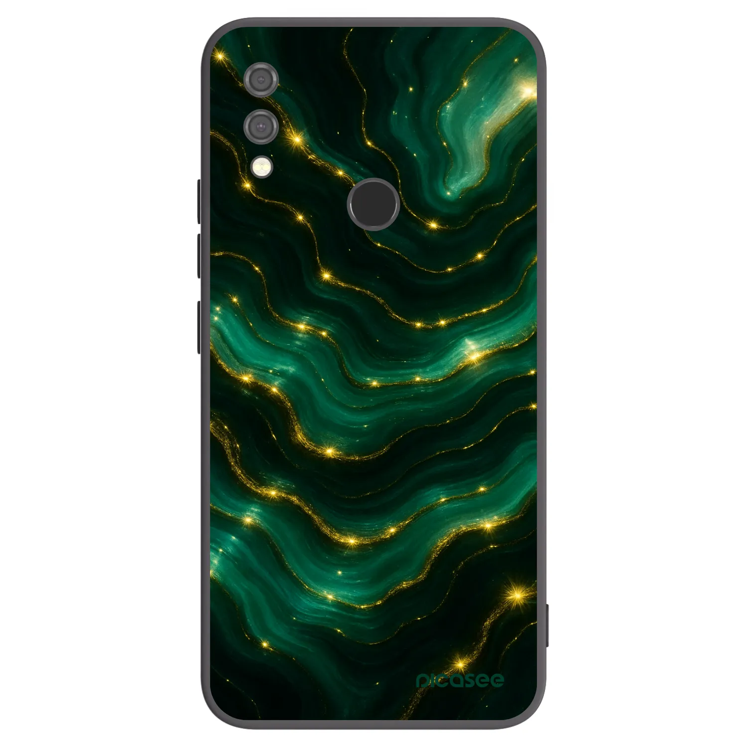 Picasee silikonový černý obal pro Xiaomi Redmi Note 7 - Emerald